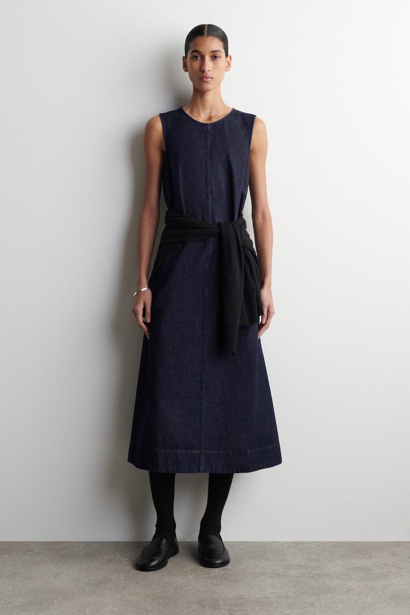 cos denim utility dress COS Denim Utility Dress