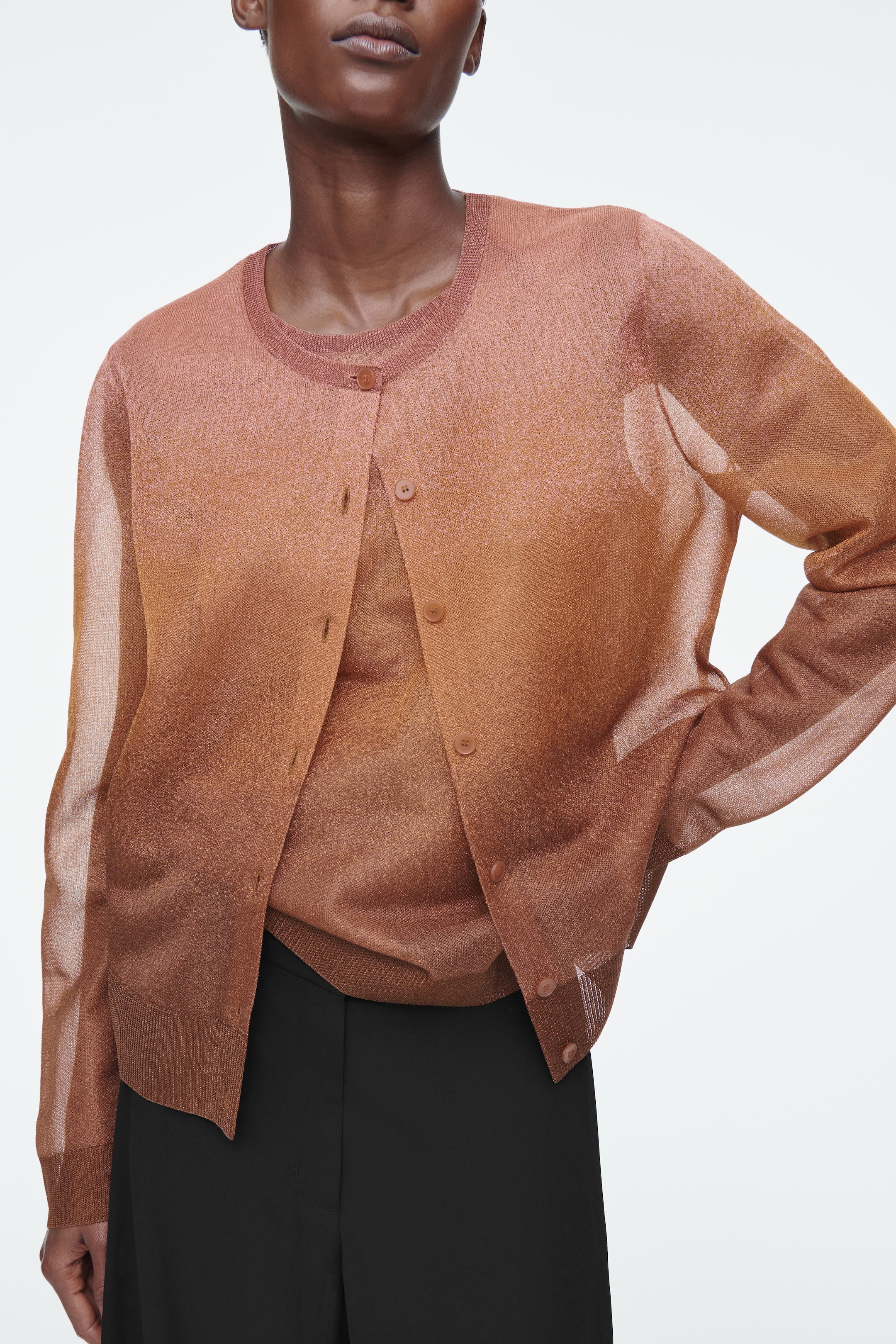 Grösseres Bild ansehen: FEINSTRICK-TANKTOP MIT FARBVERLAUF - BRAUN - DAMEN | H&M CH 2