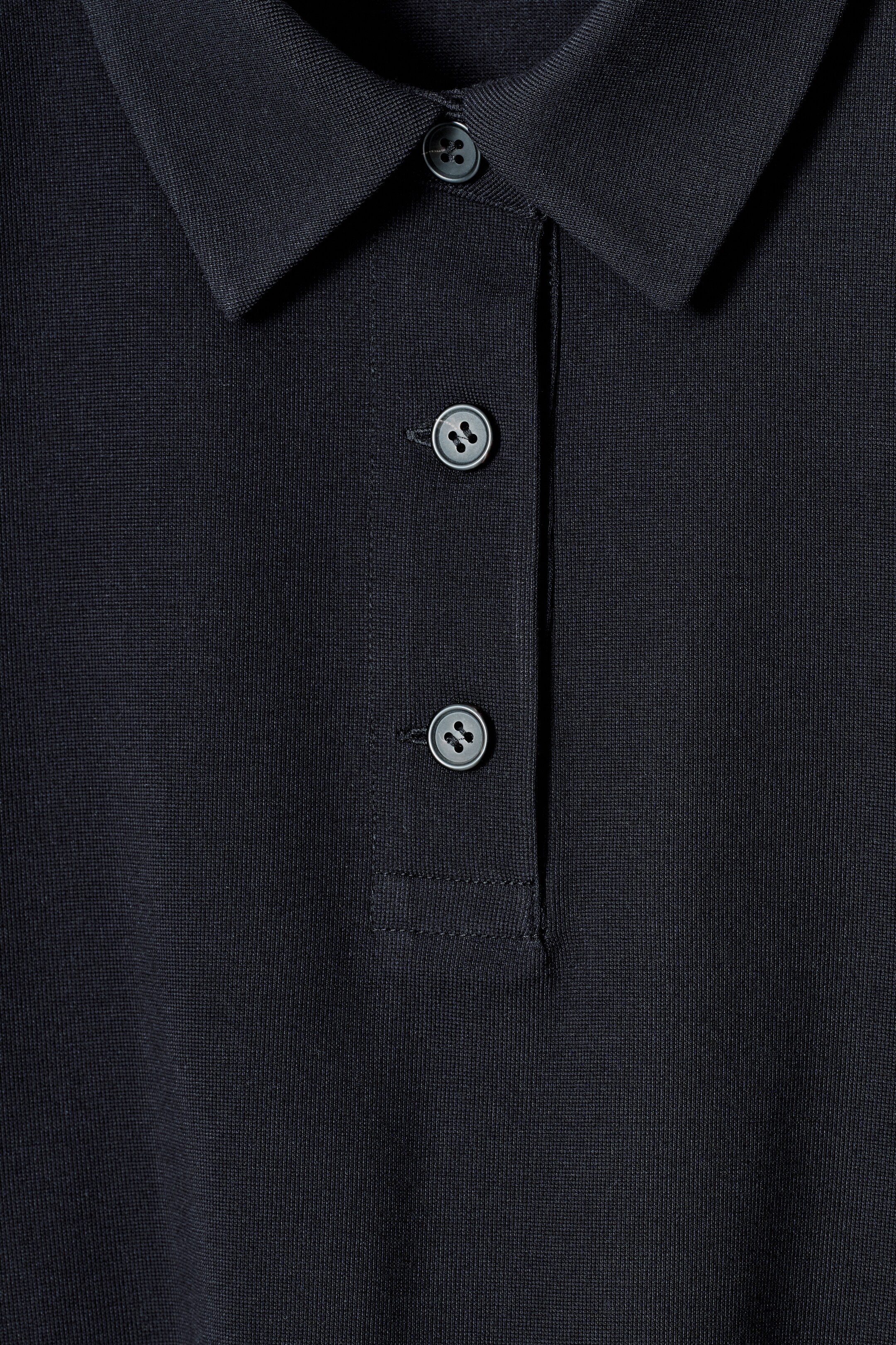 Ingrandisci l'immagine: BOXY POLO SHIRT - NAVY - DONNA | H&M CH 8