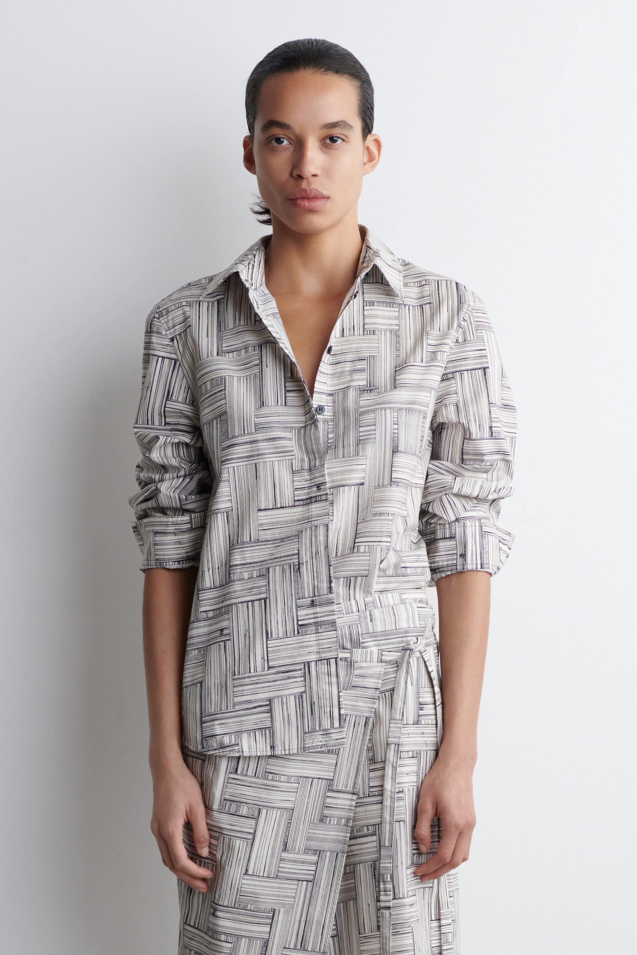 PRINTED COTTON SHIRT