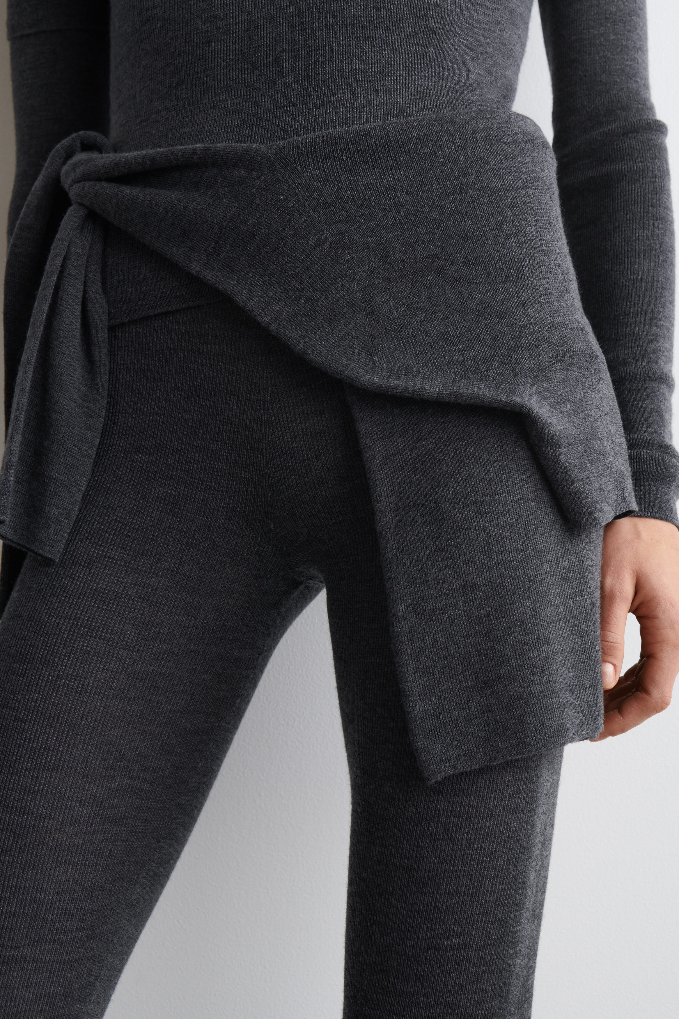 SEAMLESS MERINO WOOL LEGGINGS - thumbnail 5