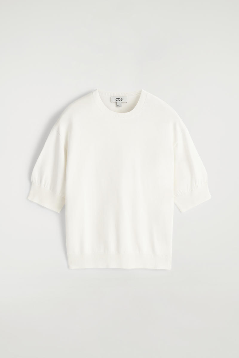 Knitted Cotton T-Shirt