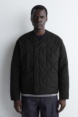 REVERSIBLE QUILTED JACKET — BLACK 5