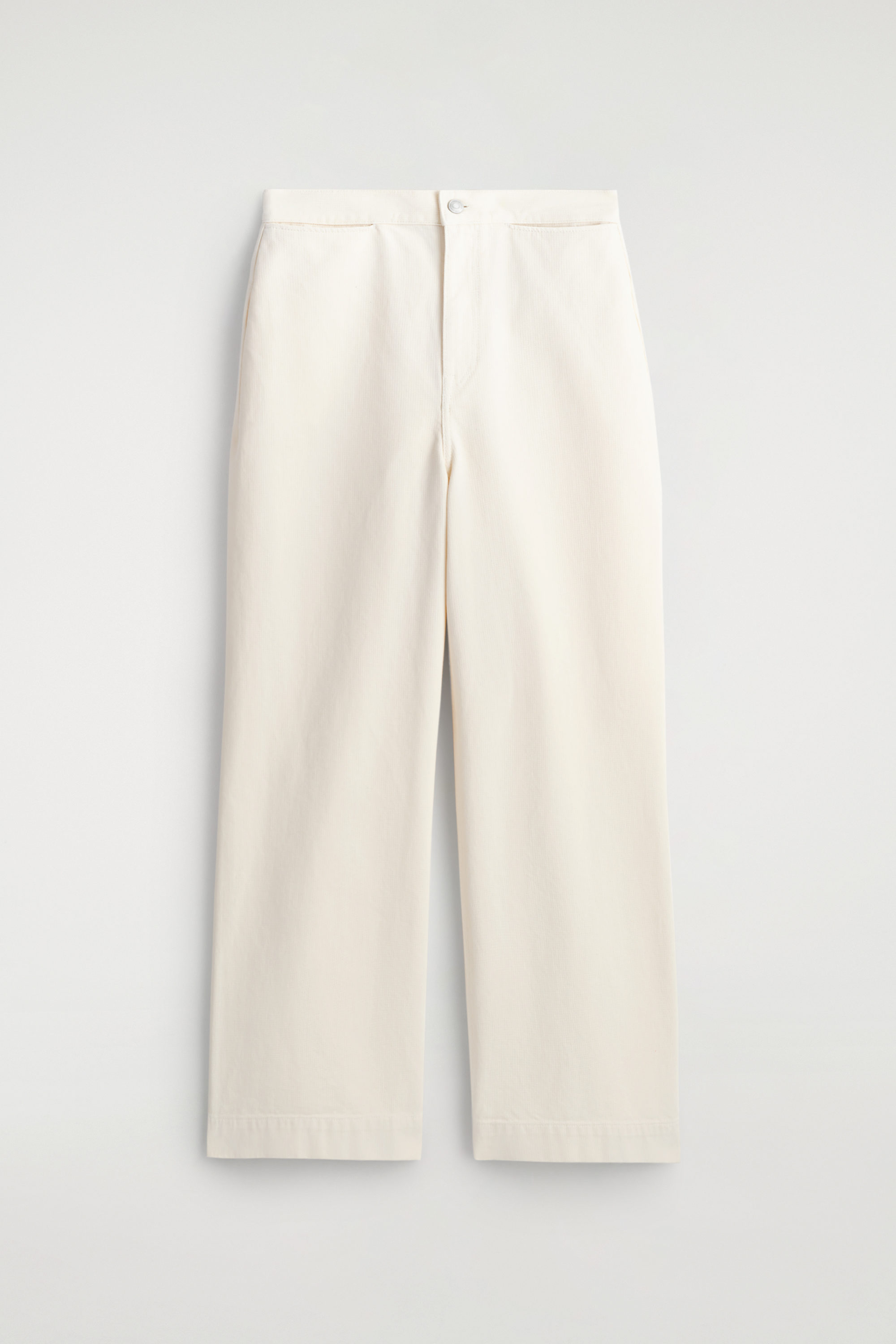 Cropped Wide-leg Denim Pants