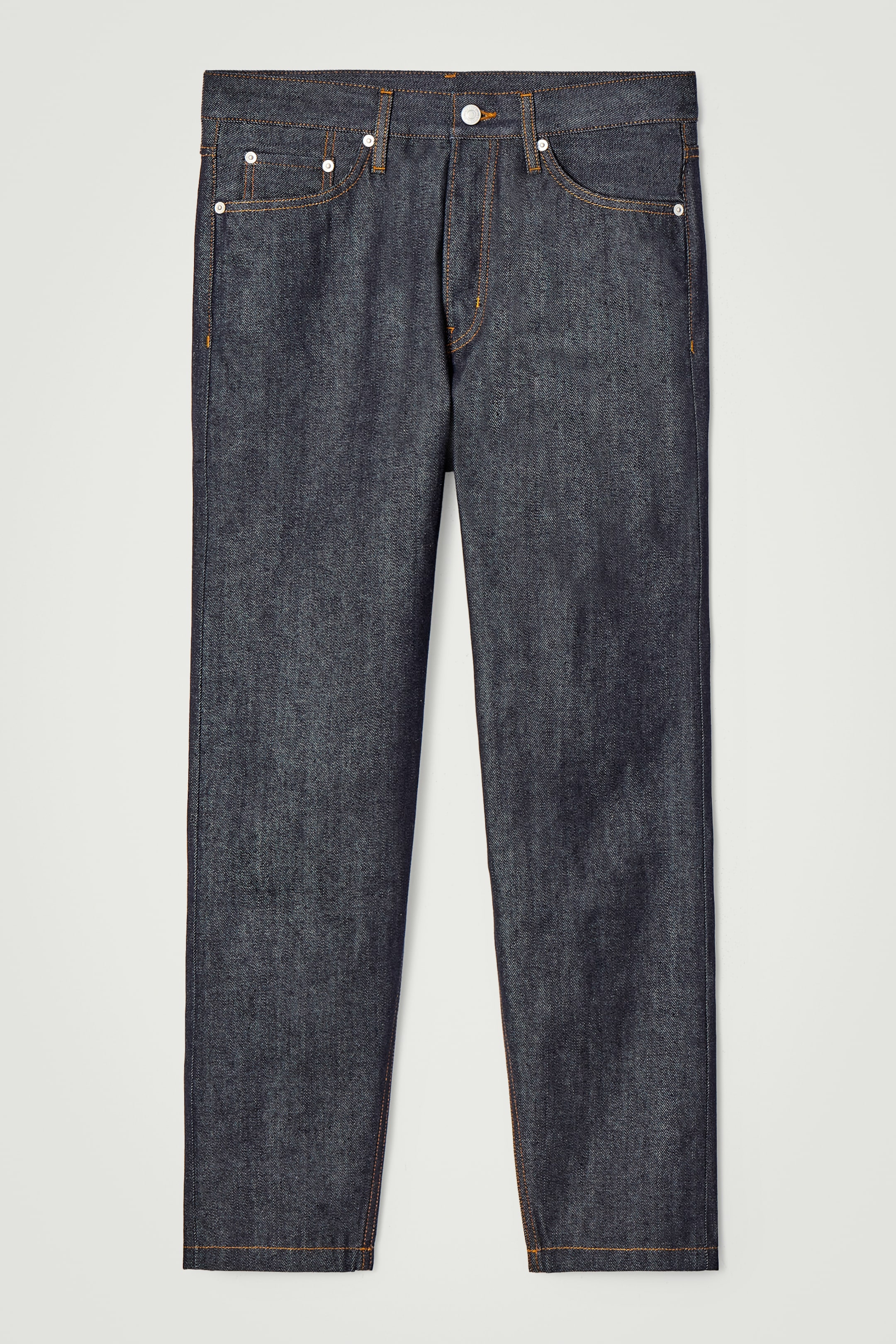 Vis større bilde: MARGIN RAW SELVEDGE TAPERED JEANS - INDIGO - HERRE | H&M NO 1