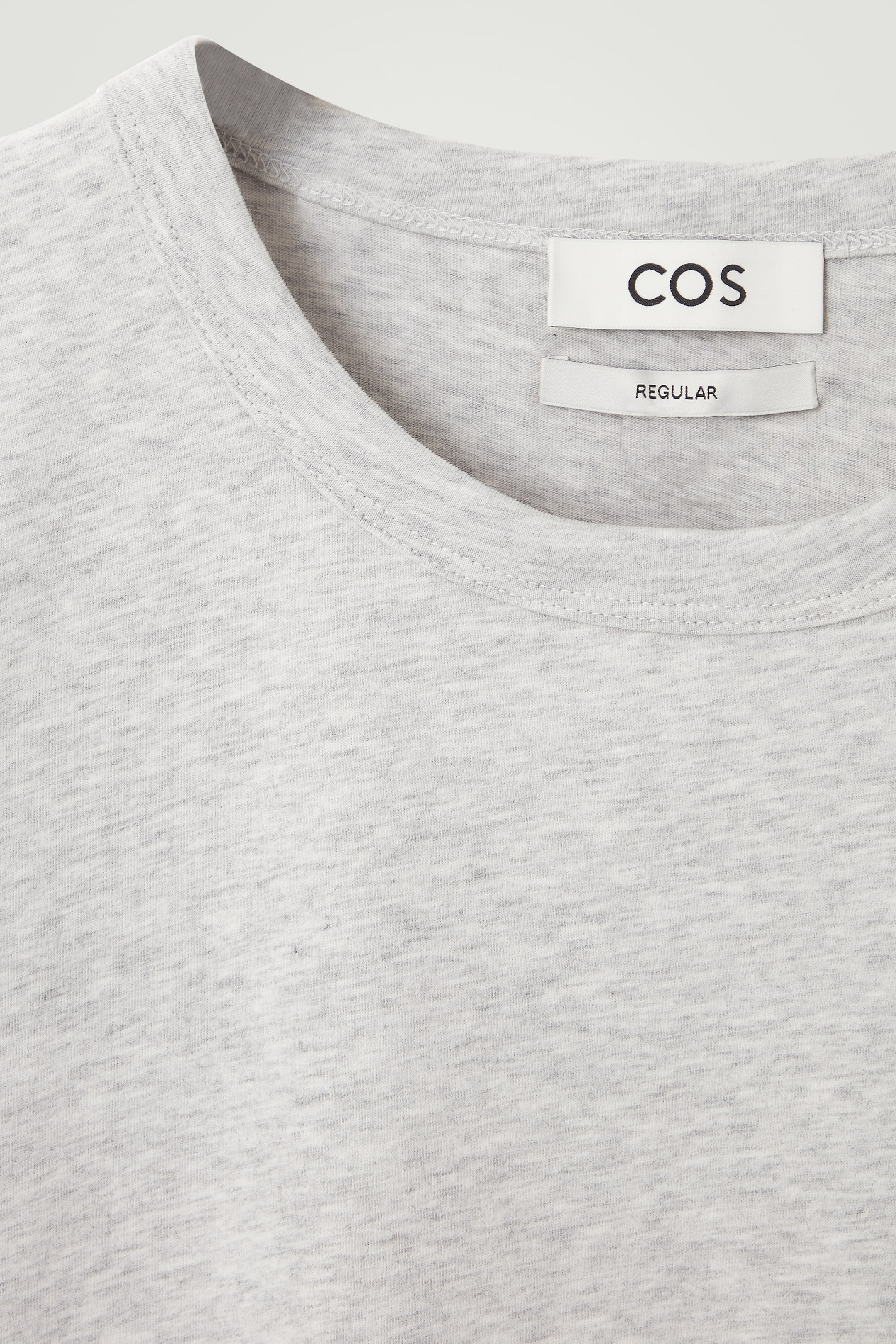 Ver imagen más grande: CAMISETA DE ALGODÓN CEPILLADO REGULAR FIT - GRIS JASPEADO - HOMBRE | H&M ES 3