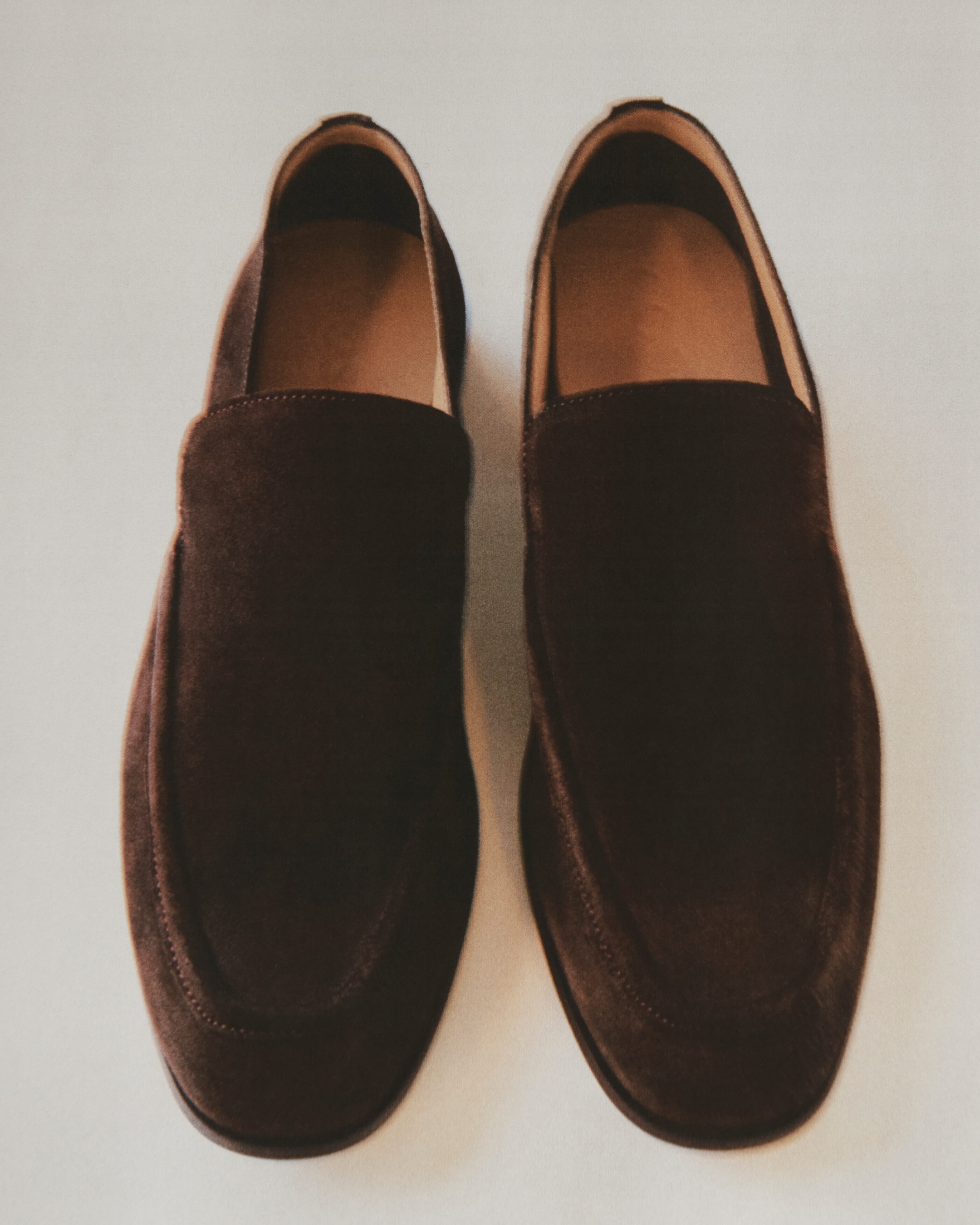 LOAFERS AUS SPALT-VELOURSLEDER