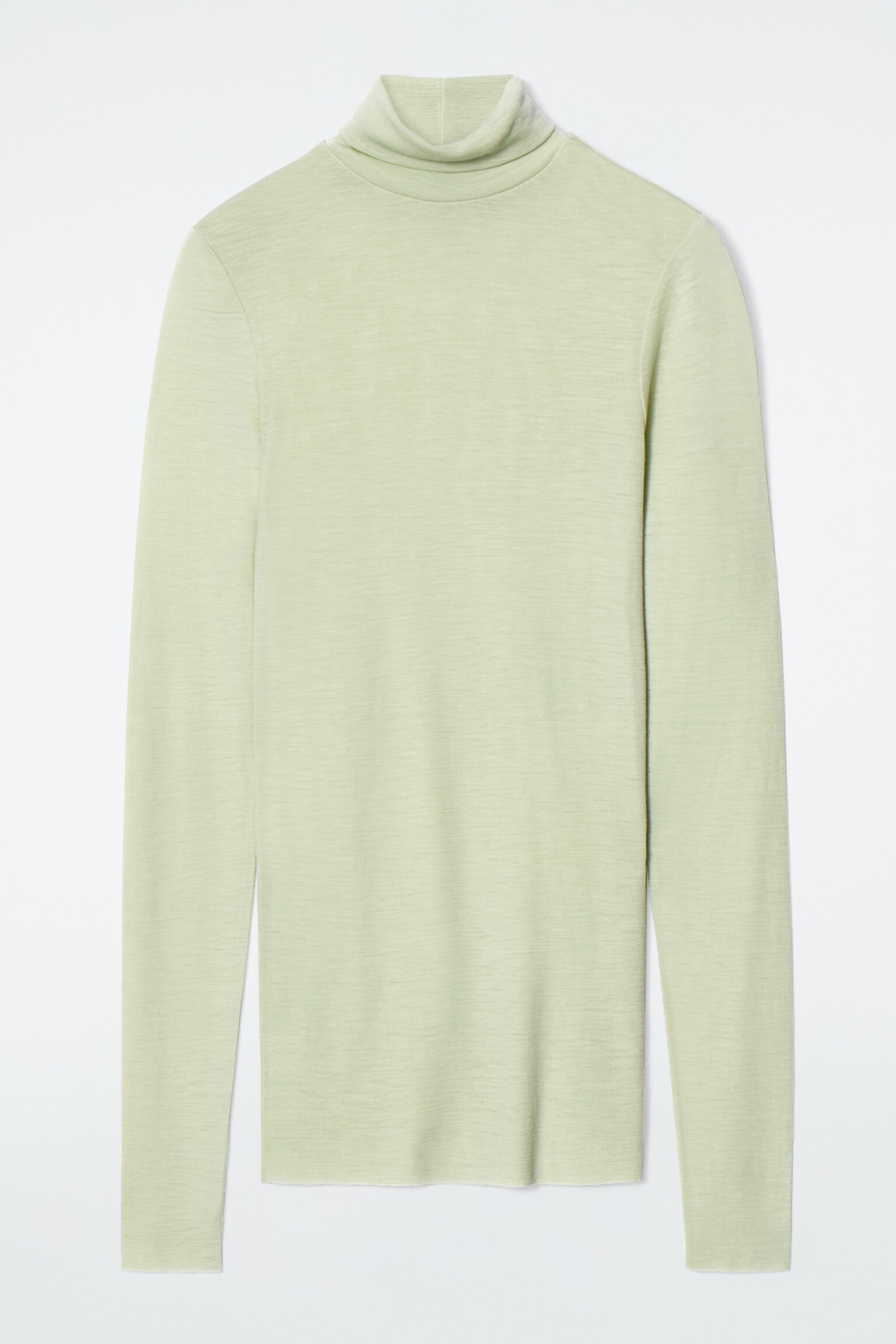 MERINO WOOL TURTLENECK TOP - SAGE GREEN/DARK BROWN/ORANGE/GREEN/APRICOT/BLACK/BRIGHT BLUE/GREY / ARGYLE/LEOPARD - 2