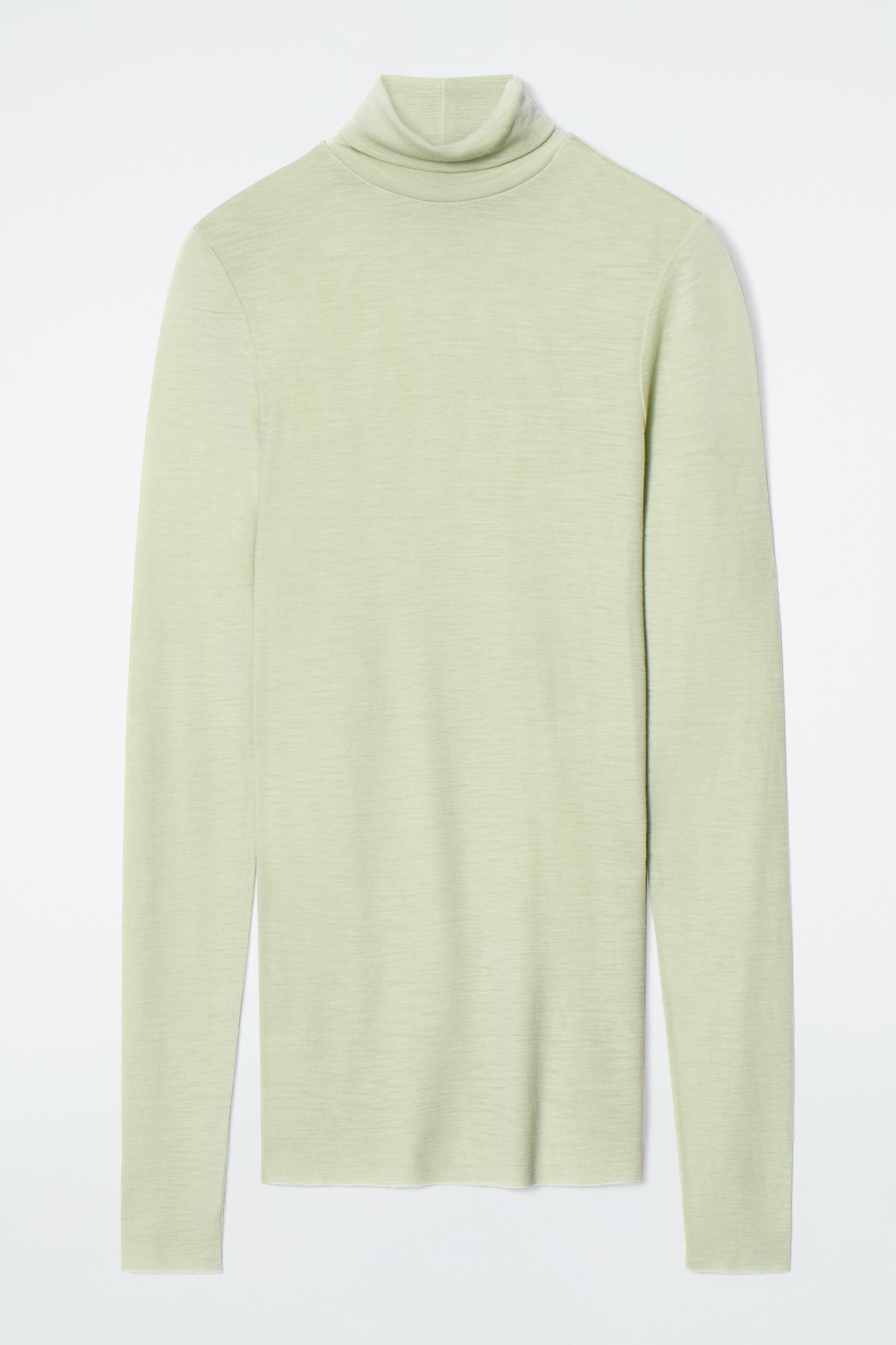 Nagyobb kép megtekintése: MERINO WOOL TURTLENECK TOP - SAGE GREEN - NŐI | H&M HU 6