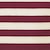 WHITE / BURGUNDY / STRIPED