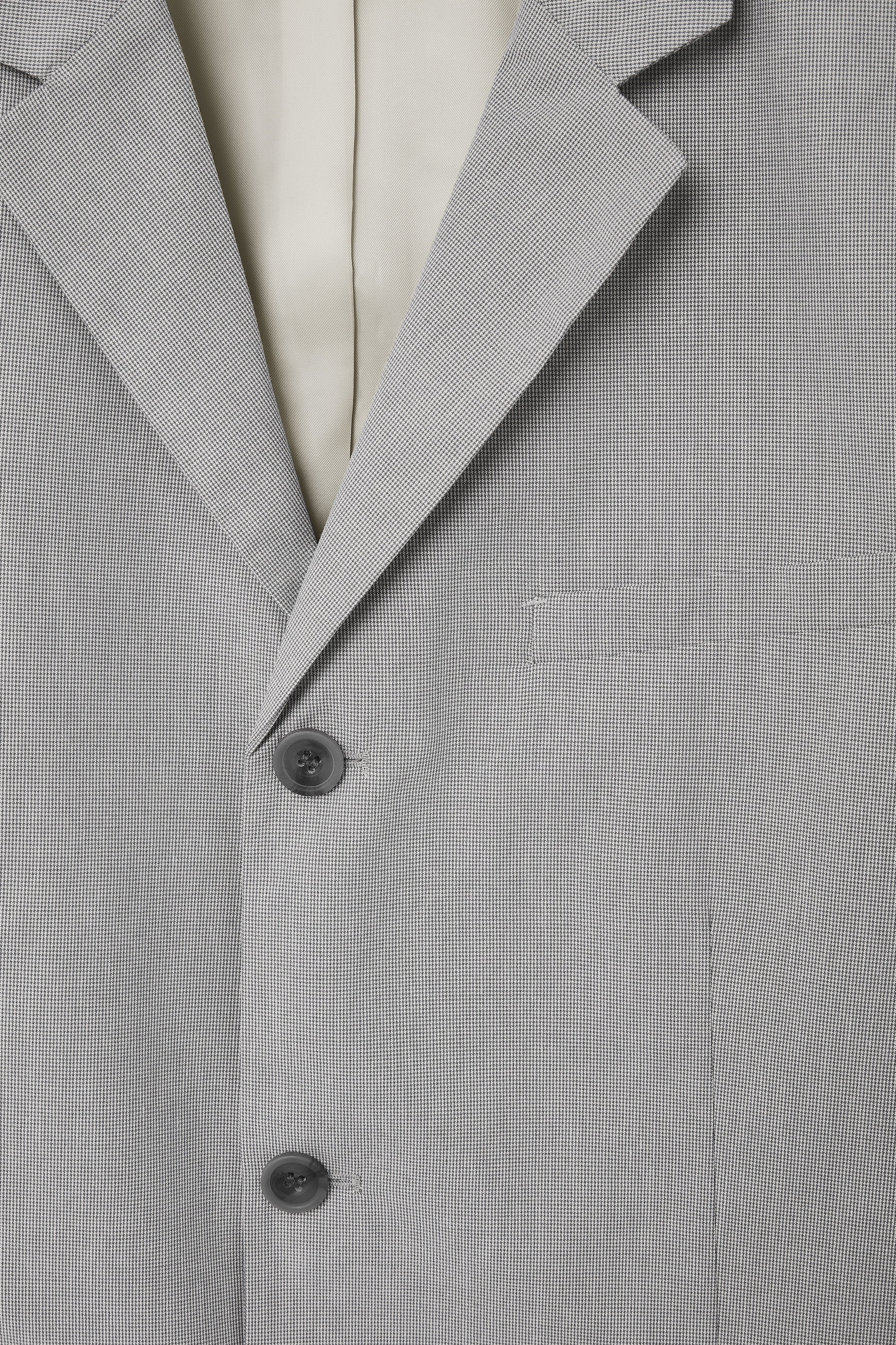 REGULAR MICRO-HOUNDSTOOTH SINGLE-BREASTED BLAZER
