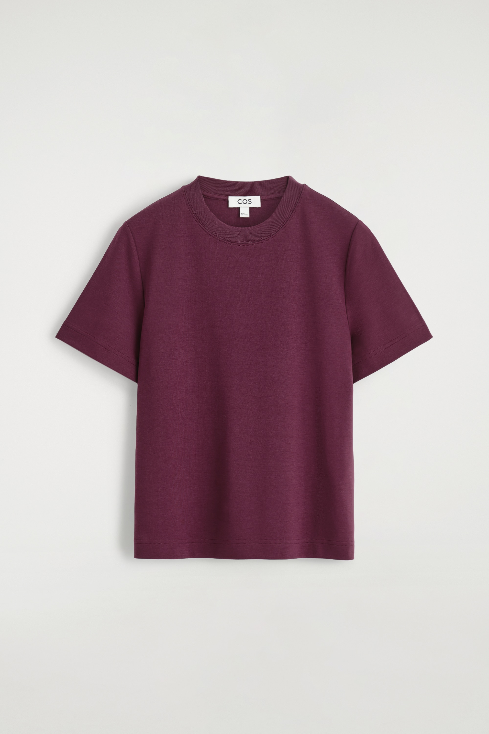 CLEAN CUT T-SHIRT - DARK RED/WHITE/BLACK
