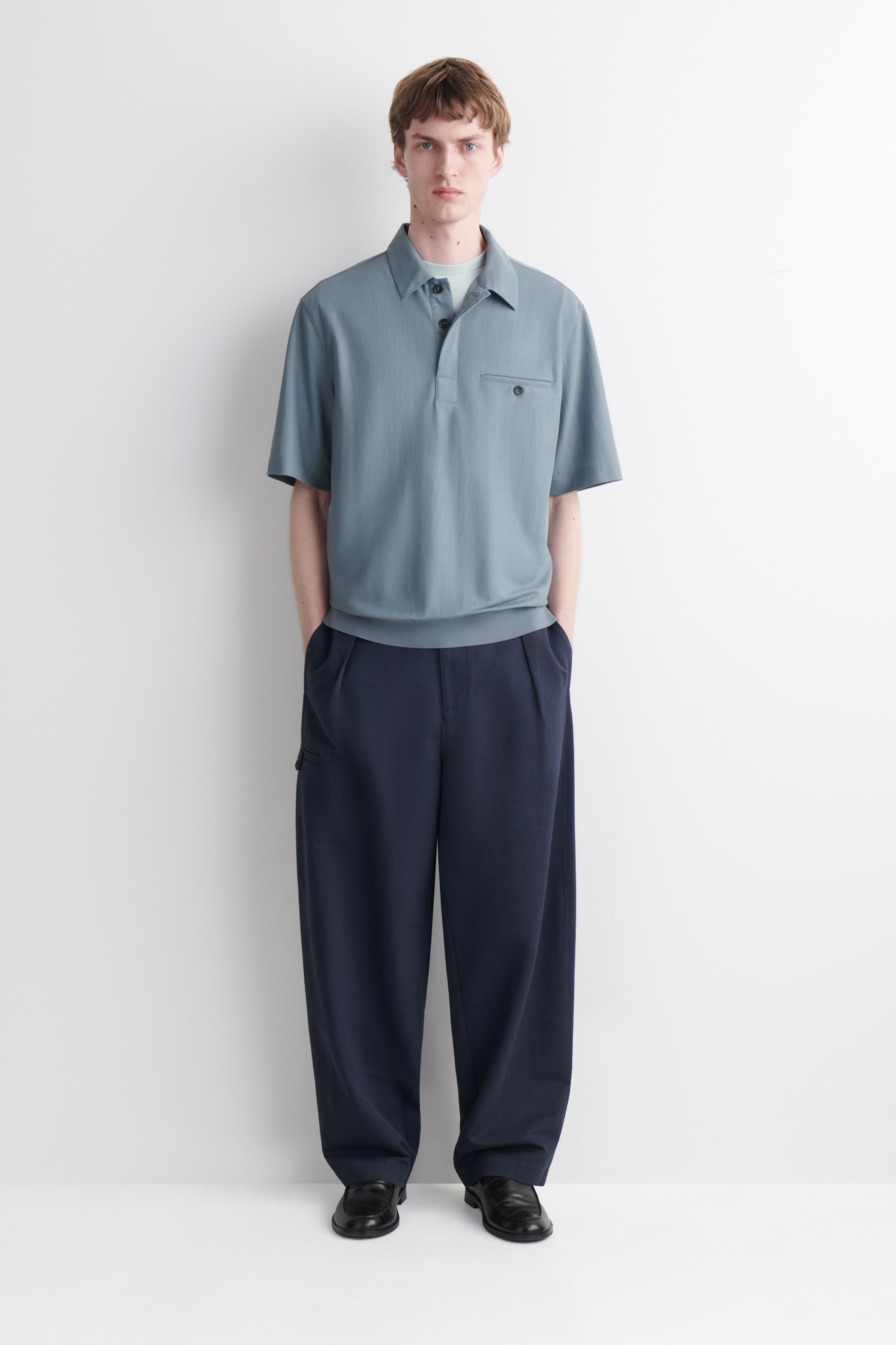 FLUID JERSEY POLO SHIRT