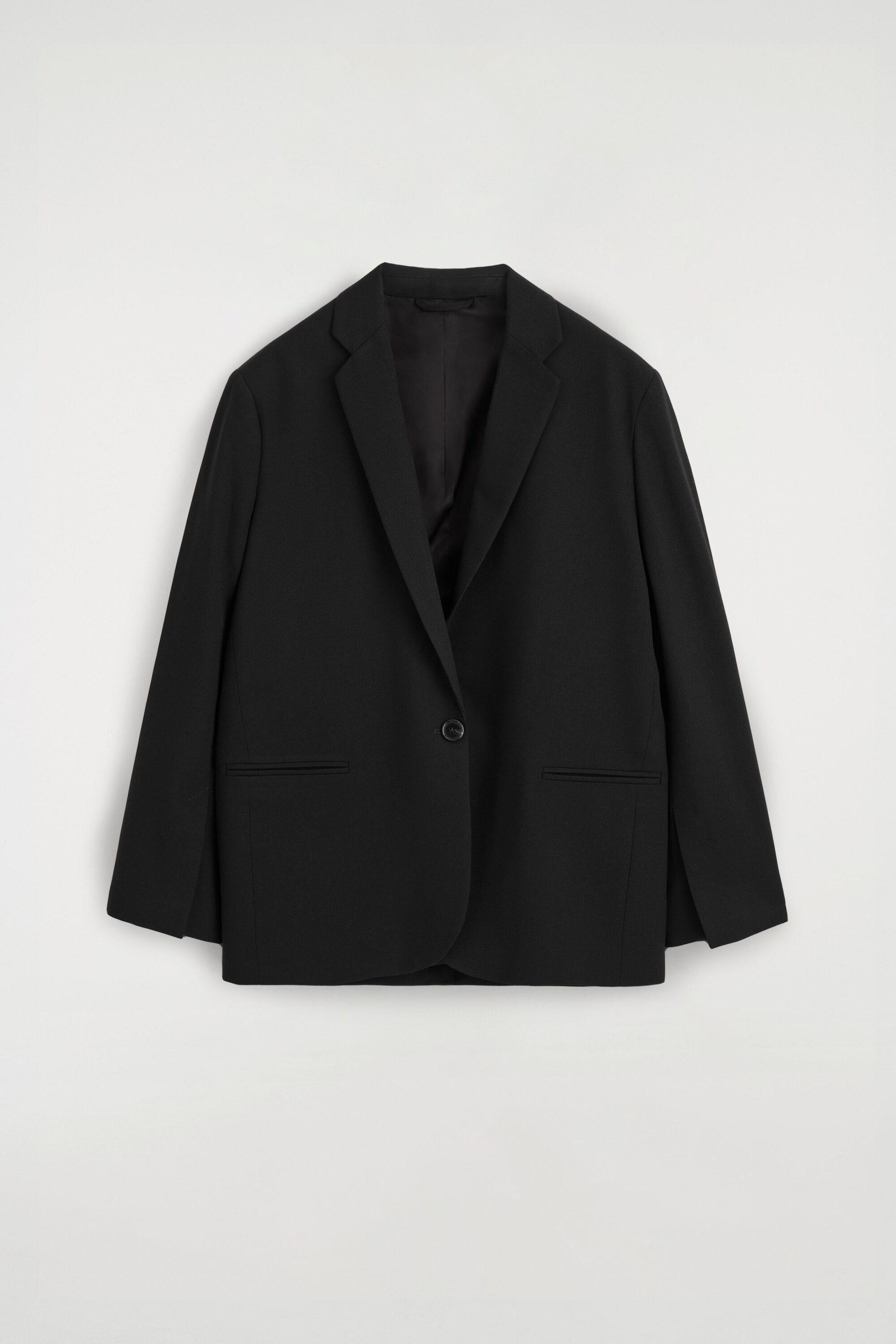 TWILL SINGLE-BREASTED BLAZER
