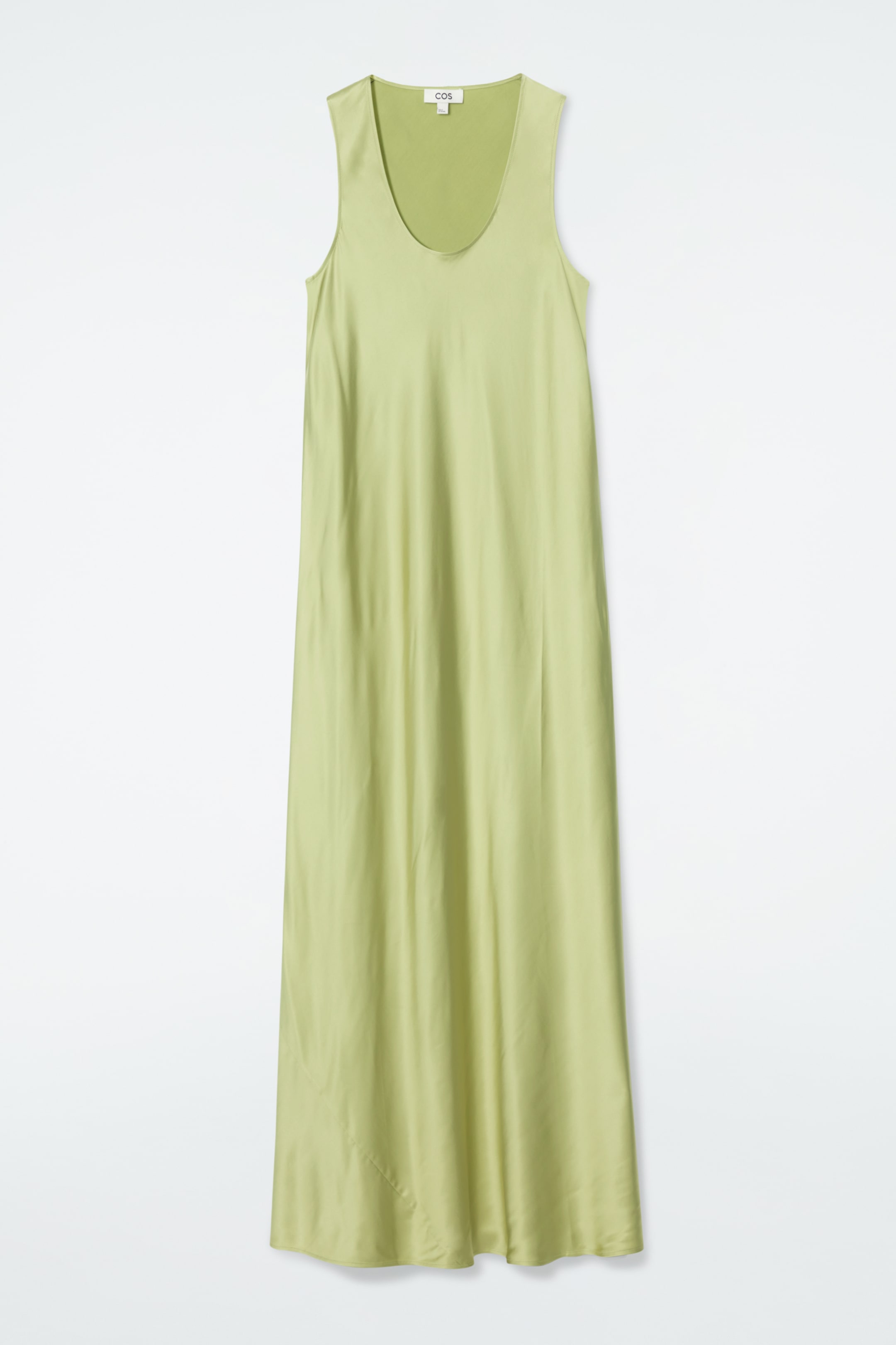 Grösseres Bild ansehen: MAXIKLEID MIT SCHRÄGEM STOFFVERLAUF - SALBEIGRÜN - DAMEN | H&M CH 1