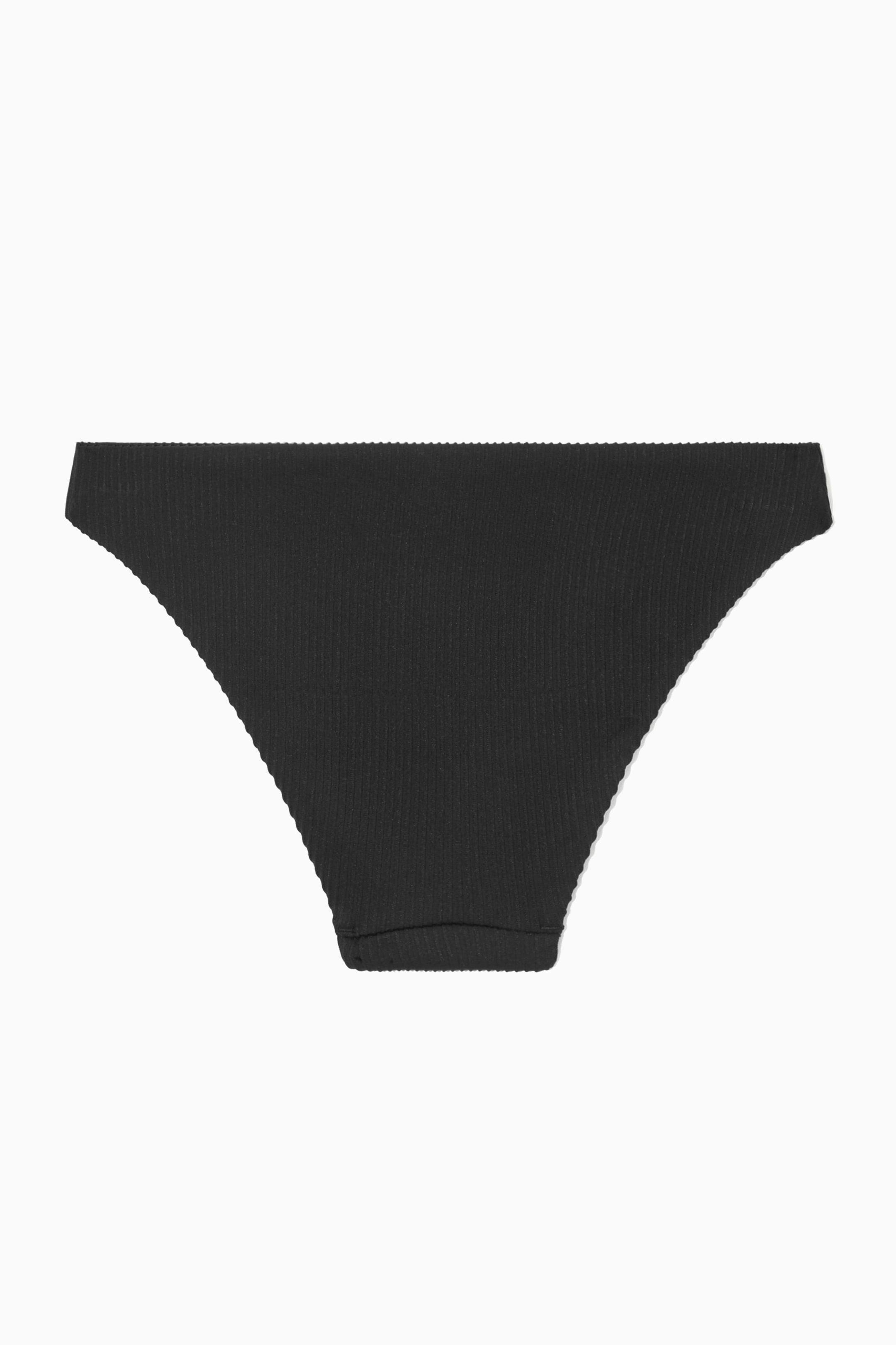 Grösseres Bild ansehen: KLASSISCHE GERIPPTE BIKINIHOSE - SCHWARZ - DAMEN | H&M CH 2