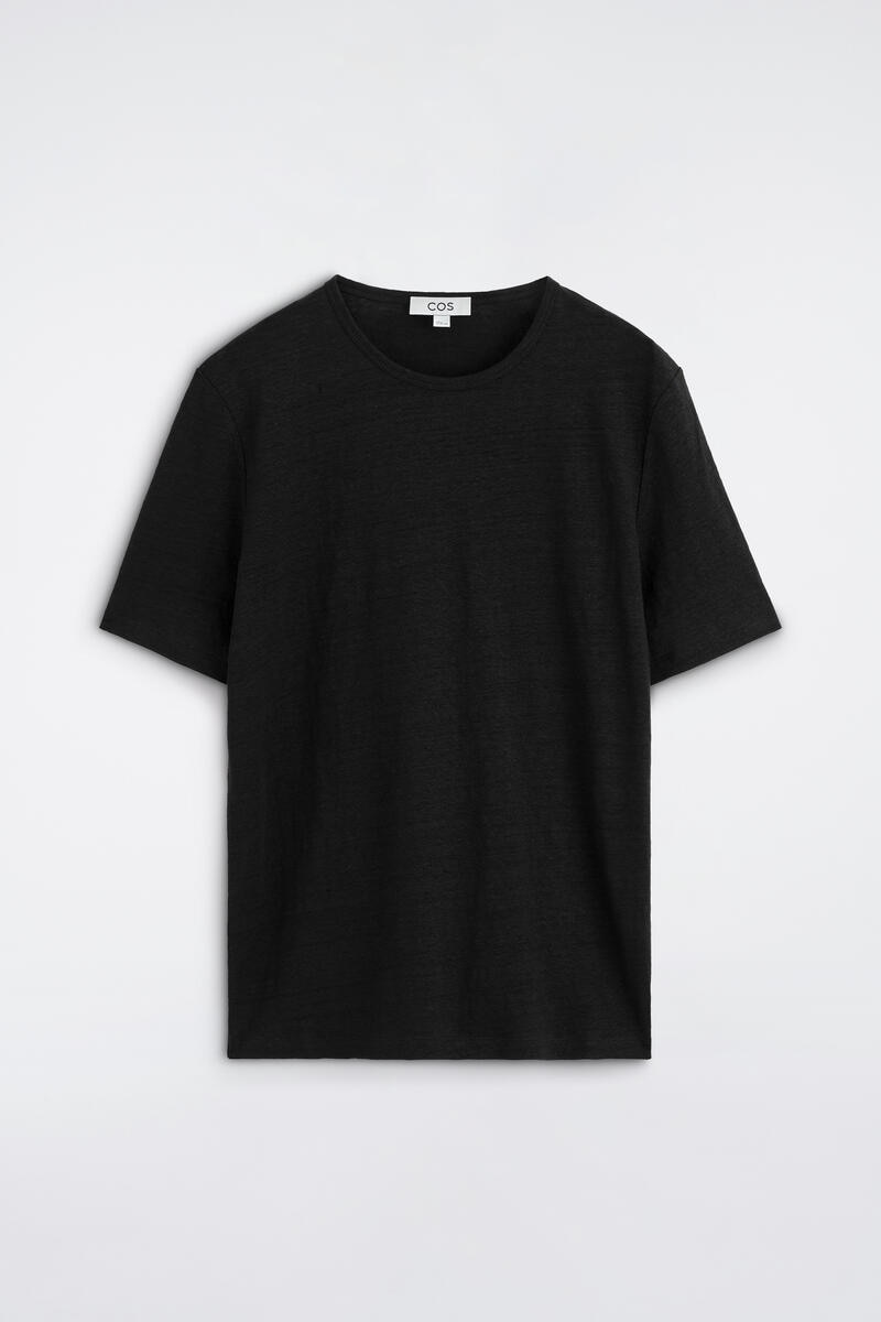 Linen-Jersey T-Shirt