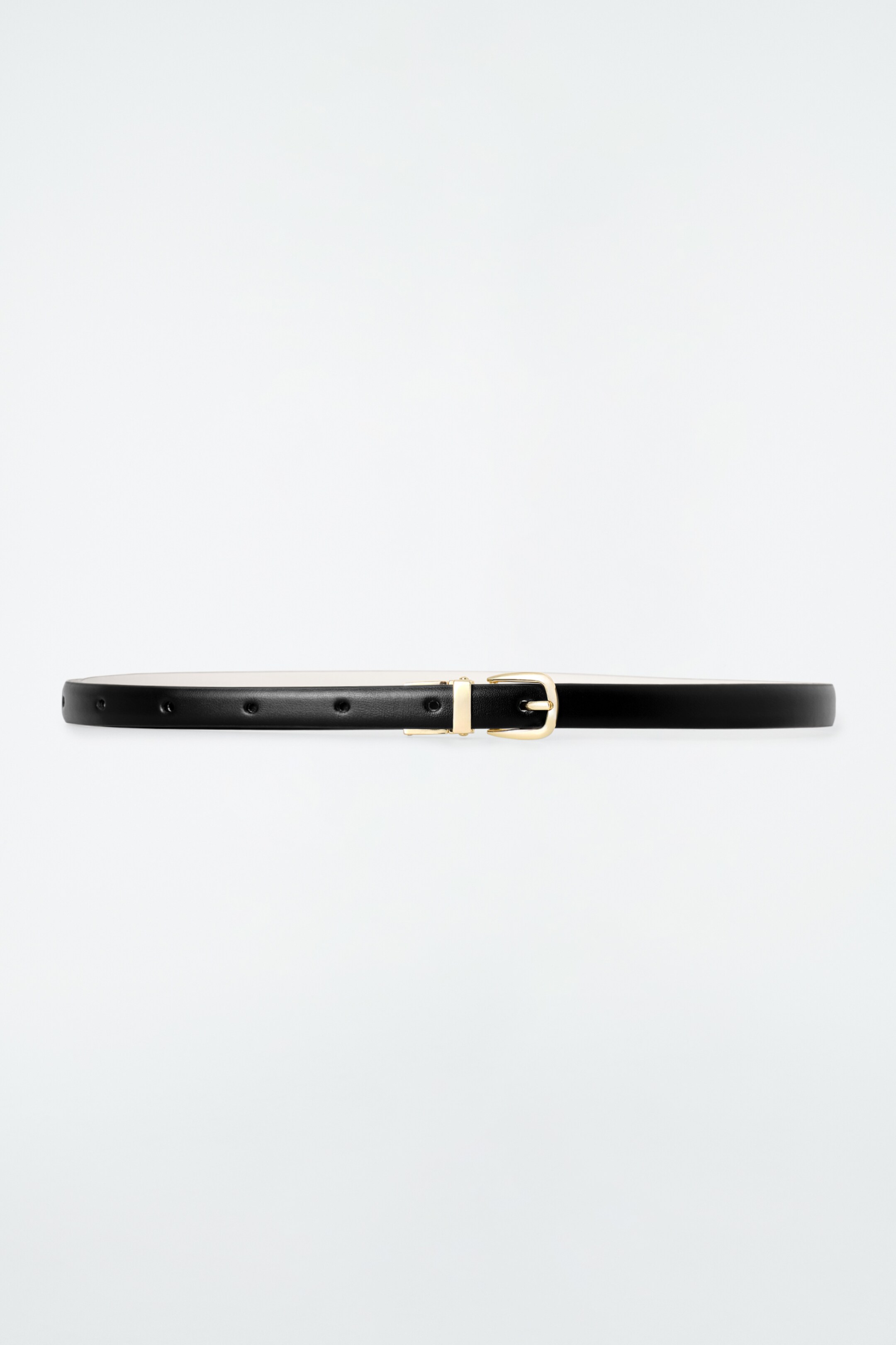 View larger image: REVERSIBLE SLIM LEATHER BELT - BLACK / ECRU - Ladies | H&M GB 3