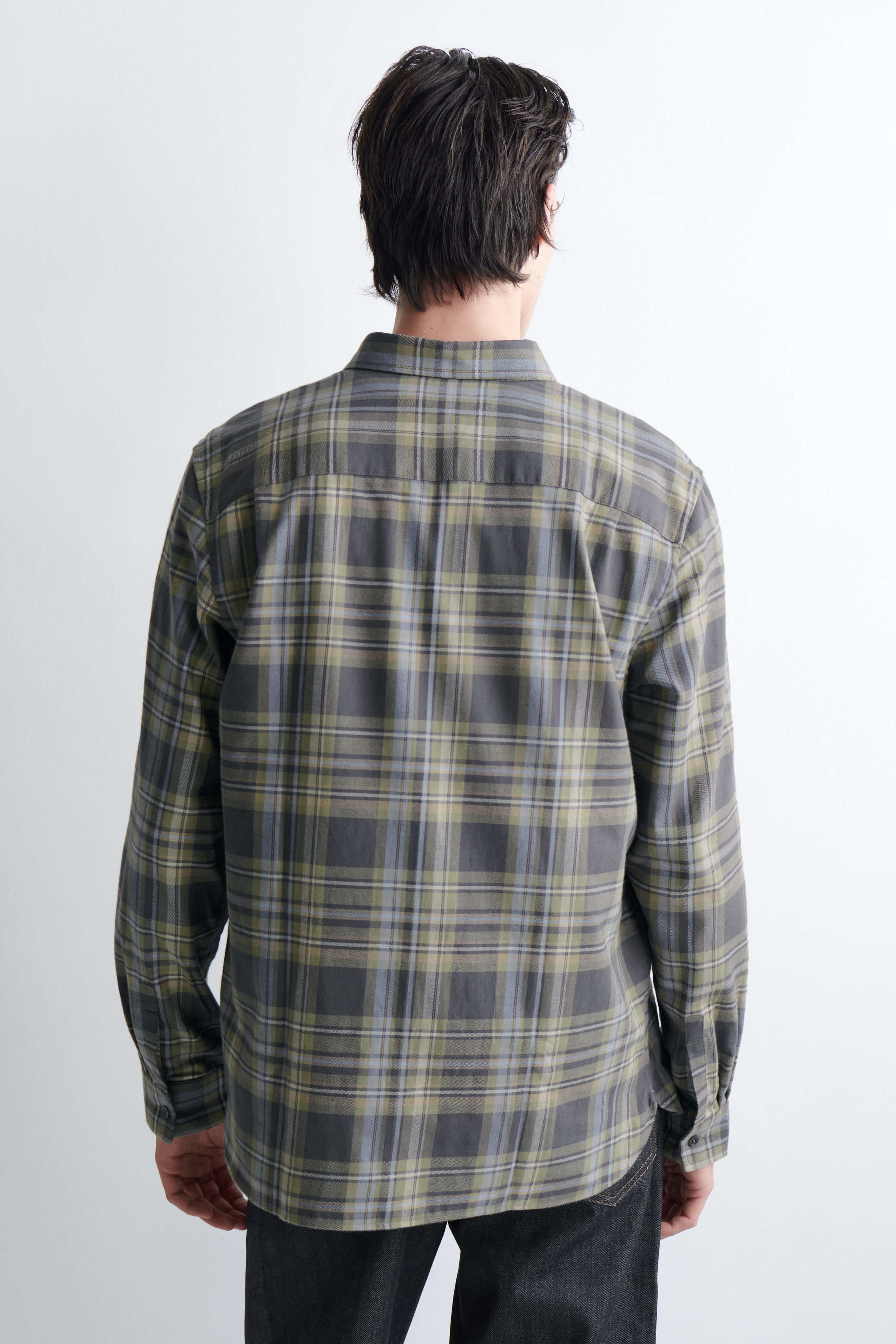 CHECKED COTTON-TWILL SHIRT - thumbnail 4