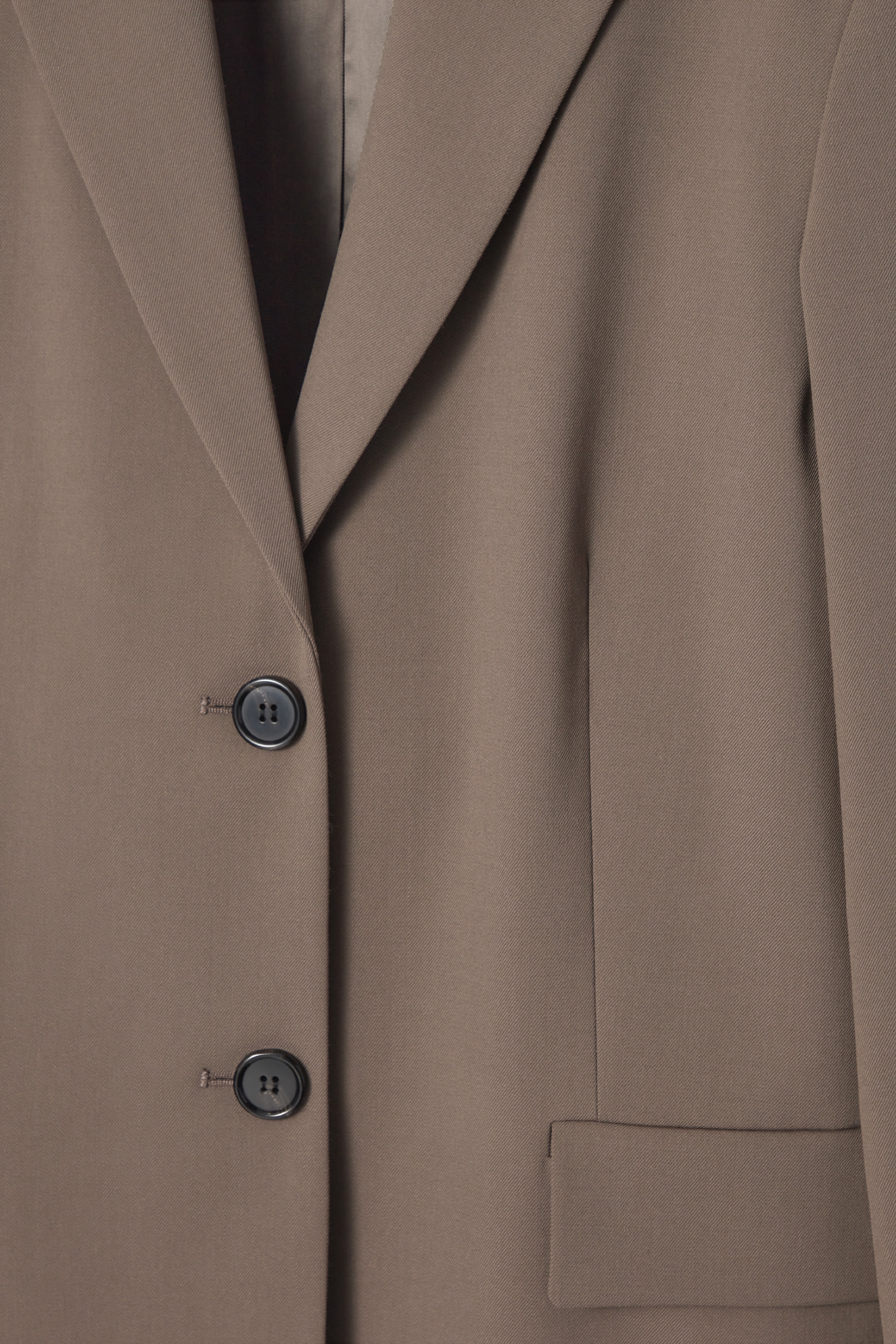 Größeres Bild ansehen: LOCKERER EINREIHIGER BLAZER AUS WOLL-MIX - BRAUN - Ladies | H&M DE 6