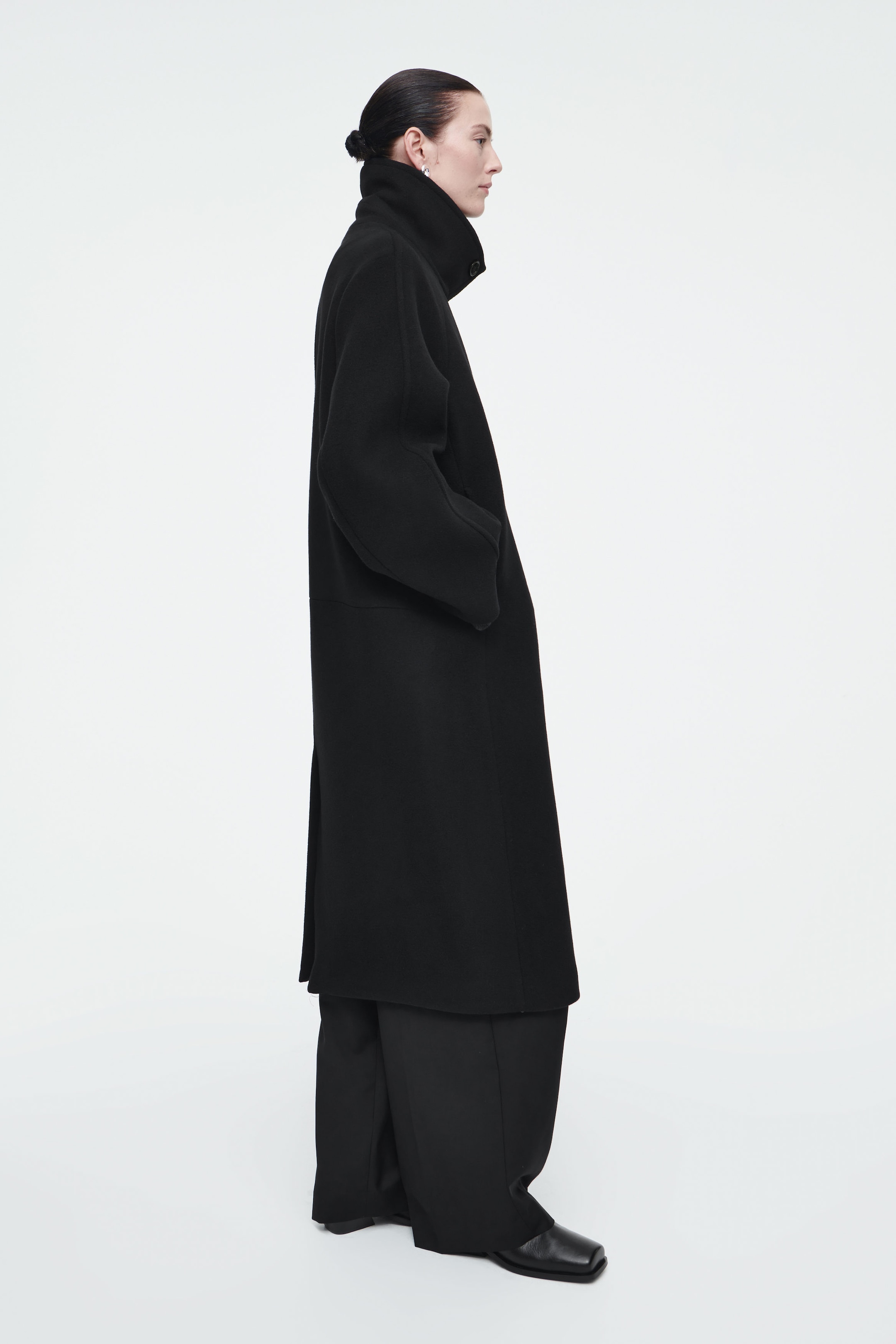 CAPPOTTO DOPPIOPETTO OVERSIZE IN LANA