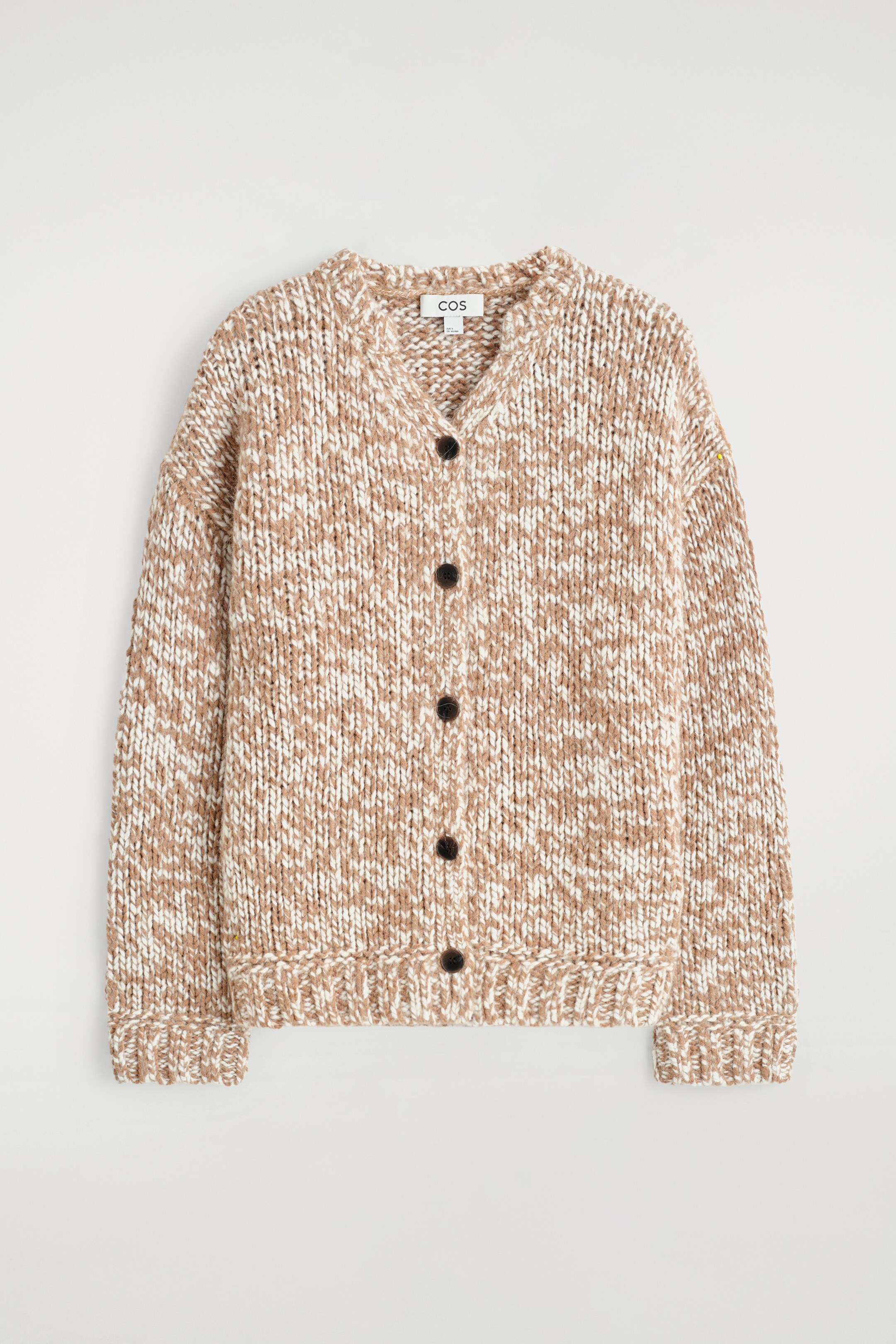 Vezi imaginea mai mare: CARDIGAN DIN LÂNĂ-ALPACĂ CU TEXTURĂ ÎN PUNCTE - CAMEL / ECRU - FEMEI | H&M RO 6
