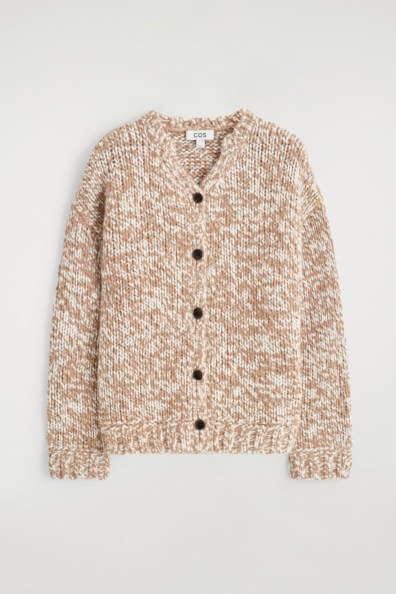 CARDIGAN ÉPAIS EN LAINE-ALPAGA MOUCHETÉE