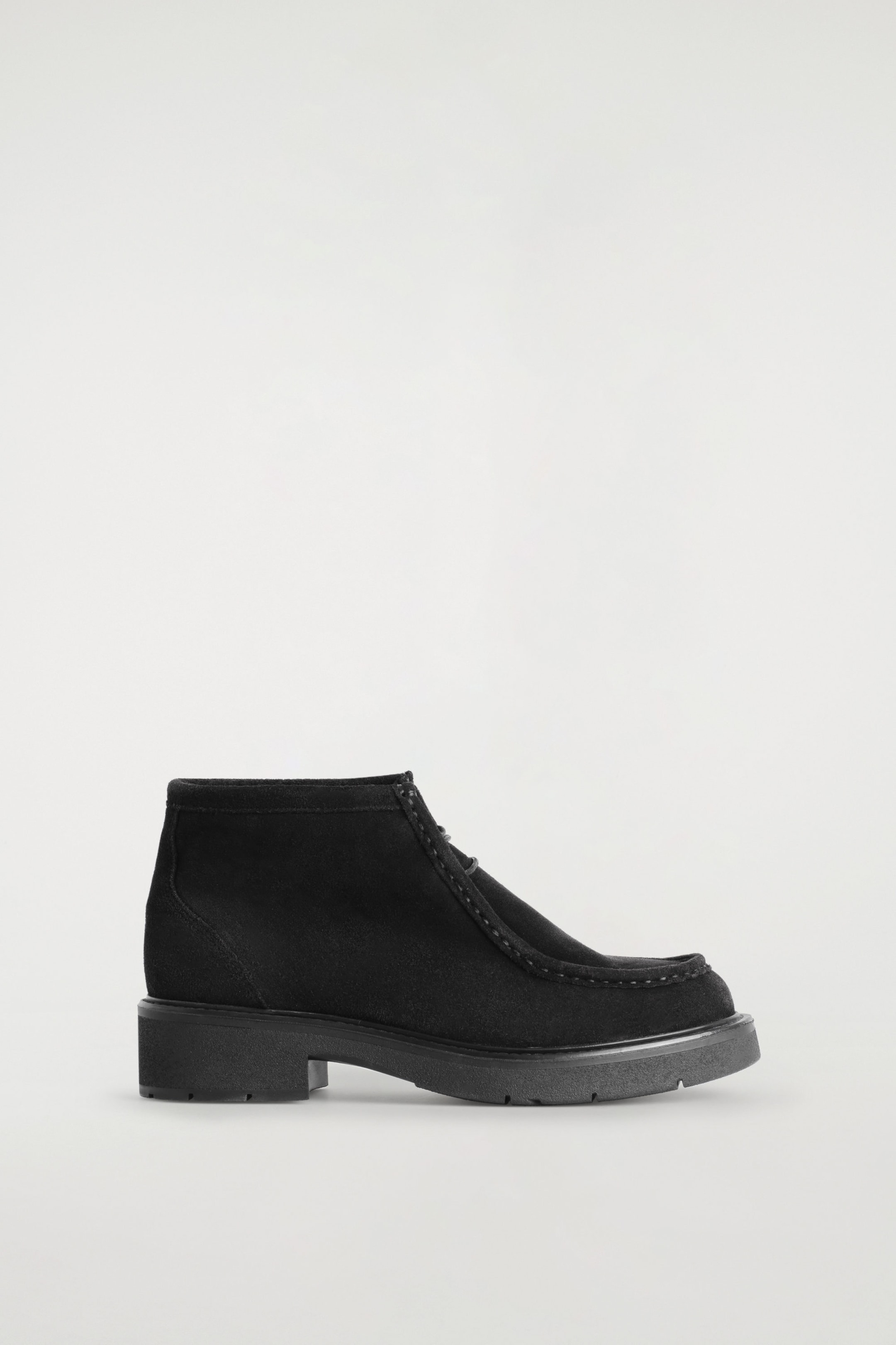 LACE-UP SUEDE ANKLE BOOTS