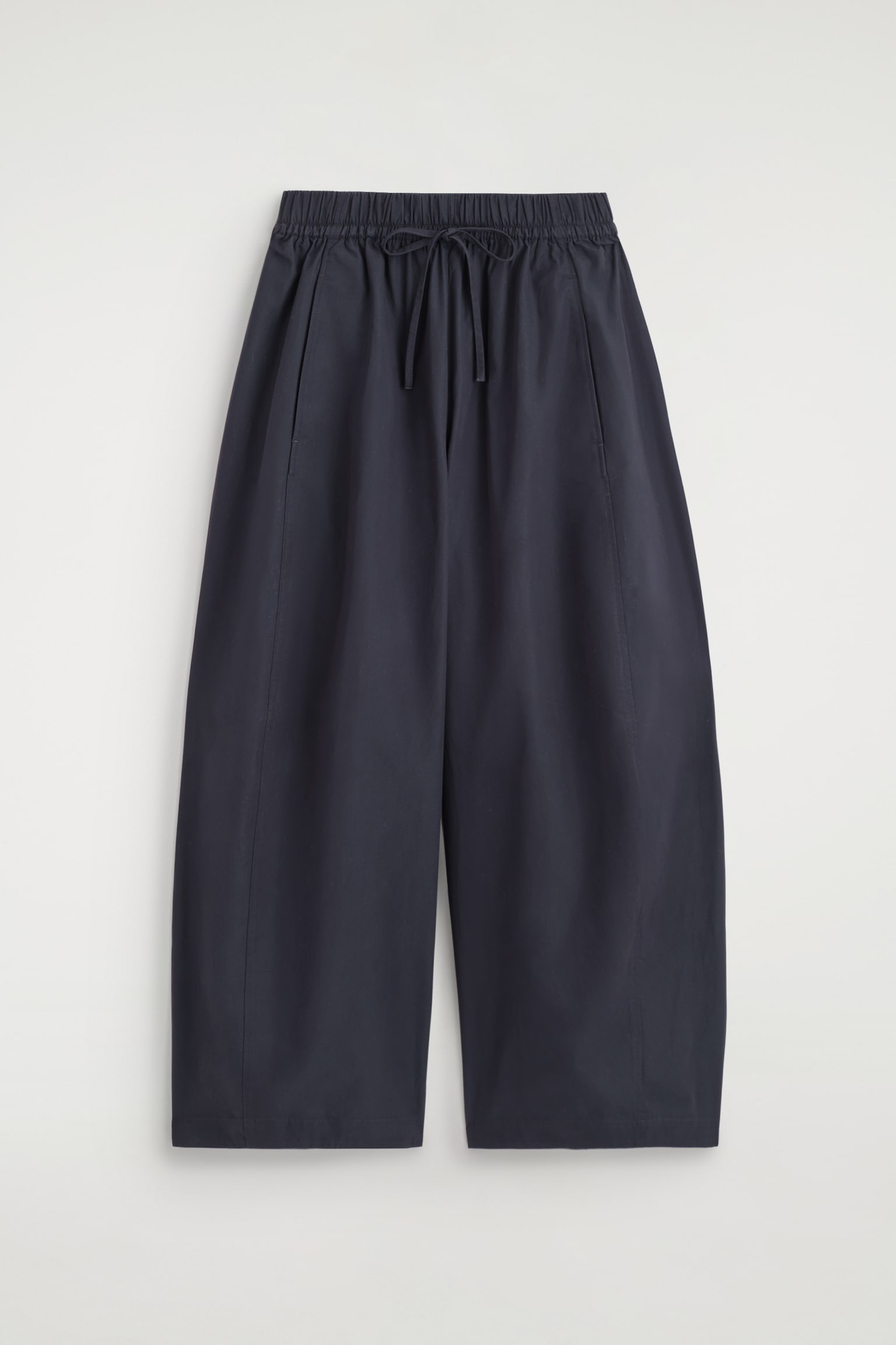 PANTALON BARREL TAILLE ÉLASTIQUÉE - BLEU MARINE/VERT FONCÉ/BLANC/NOIR - 1