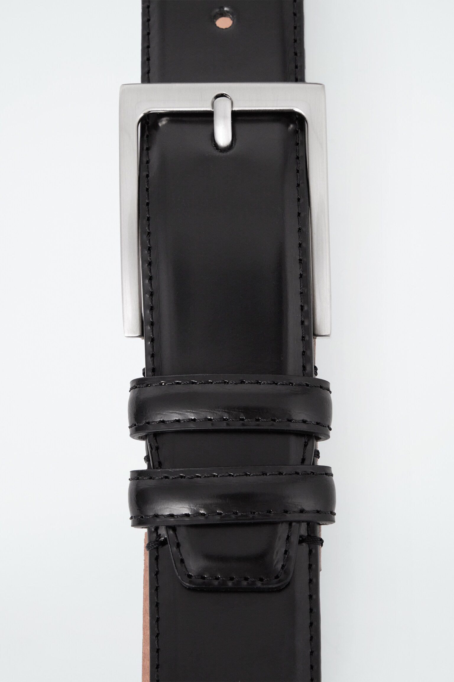 LEATHER BELT - BLACK - 2