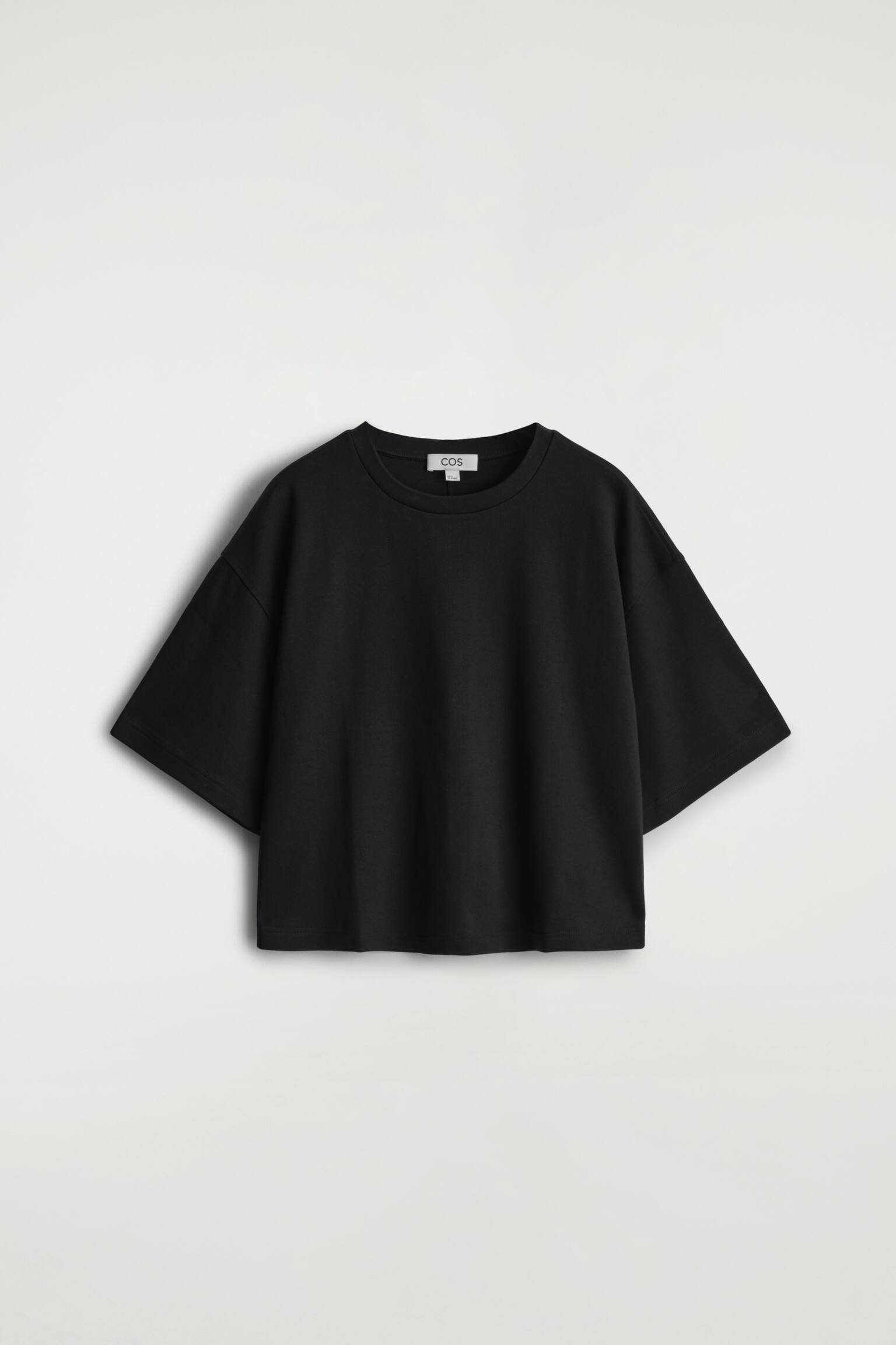 T-SHIRT OVERSIZE IN COTONE DAL TAGLIO BOXY - NERO/BIANCO/MARRONE SCURO/GIALLO BURRO - 2