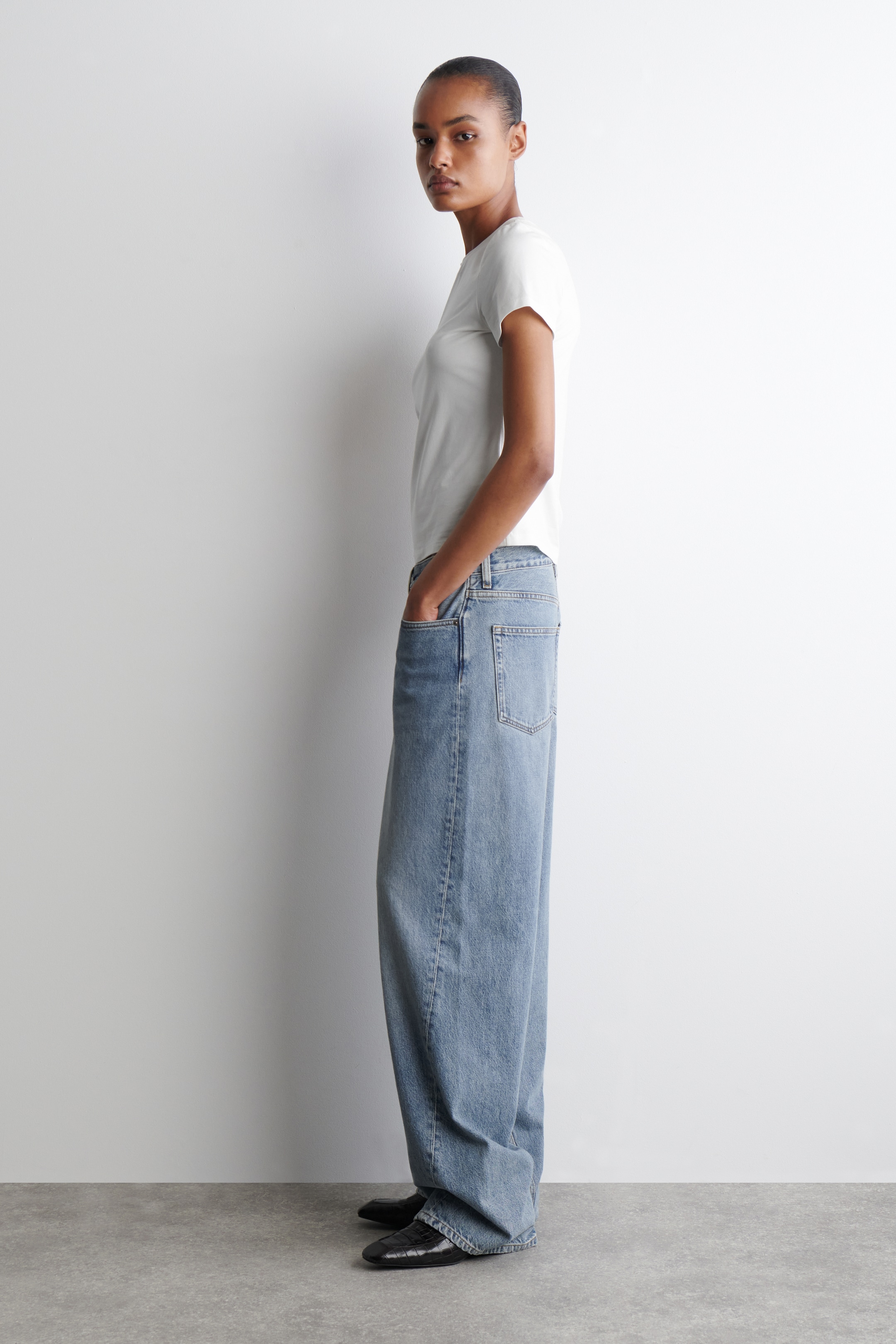 Agrandir l'image: JEAN DROIT FACADE - BLEU - FEMME | H&M CH 2