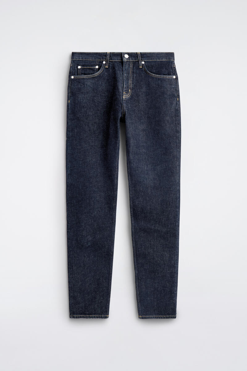 COS Slim-Fit Straight-Leg Jeans Dark Blue Men's 36/34