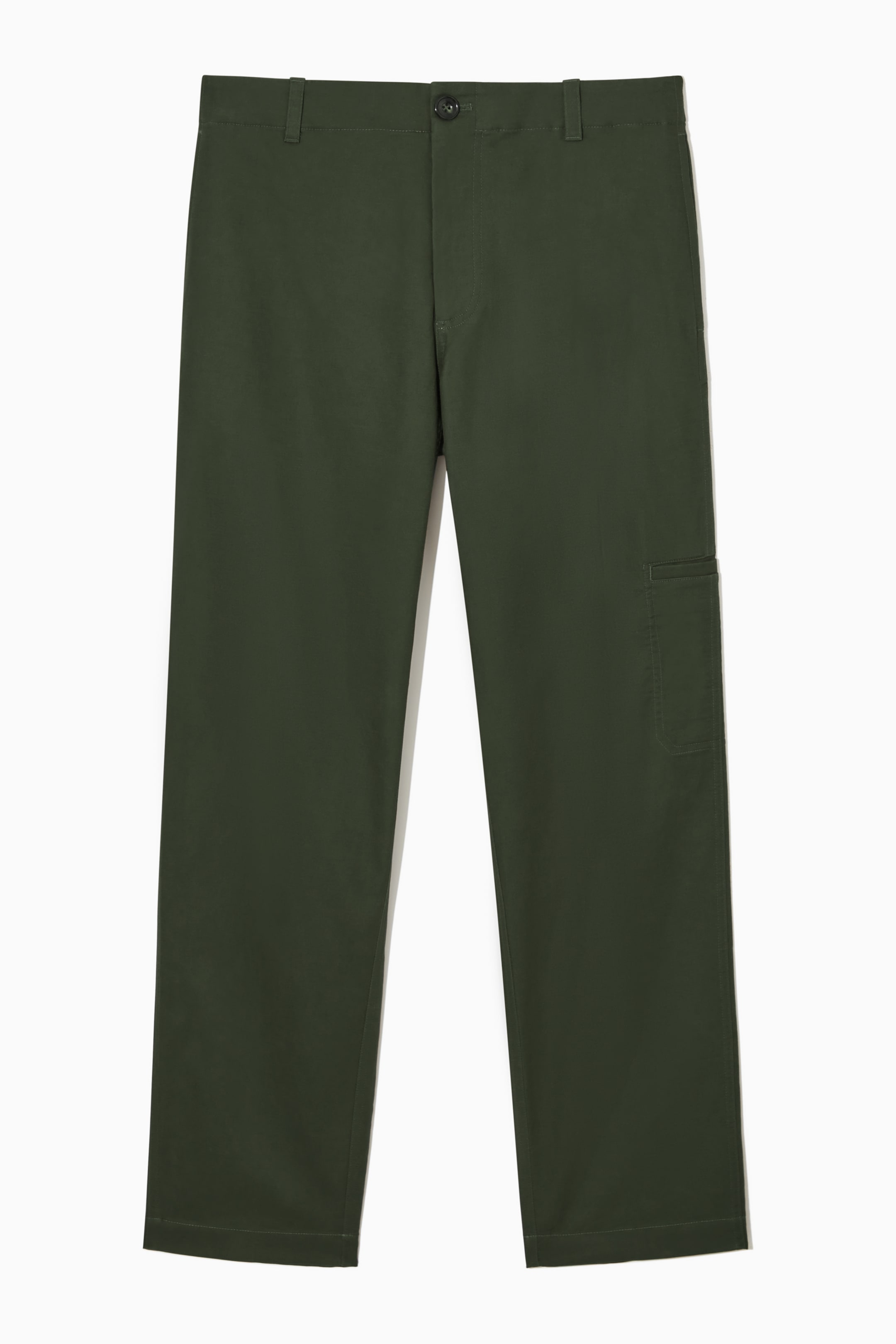 Ingrandisci l'immagine: STRAIGHT-LEG UTILITY TROUSERS - DARK KHAKI - UOMO | H&M CH 1
