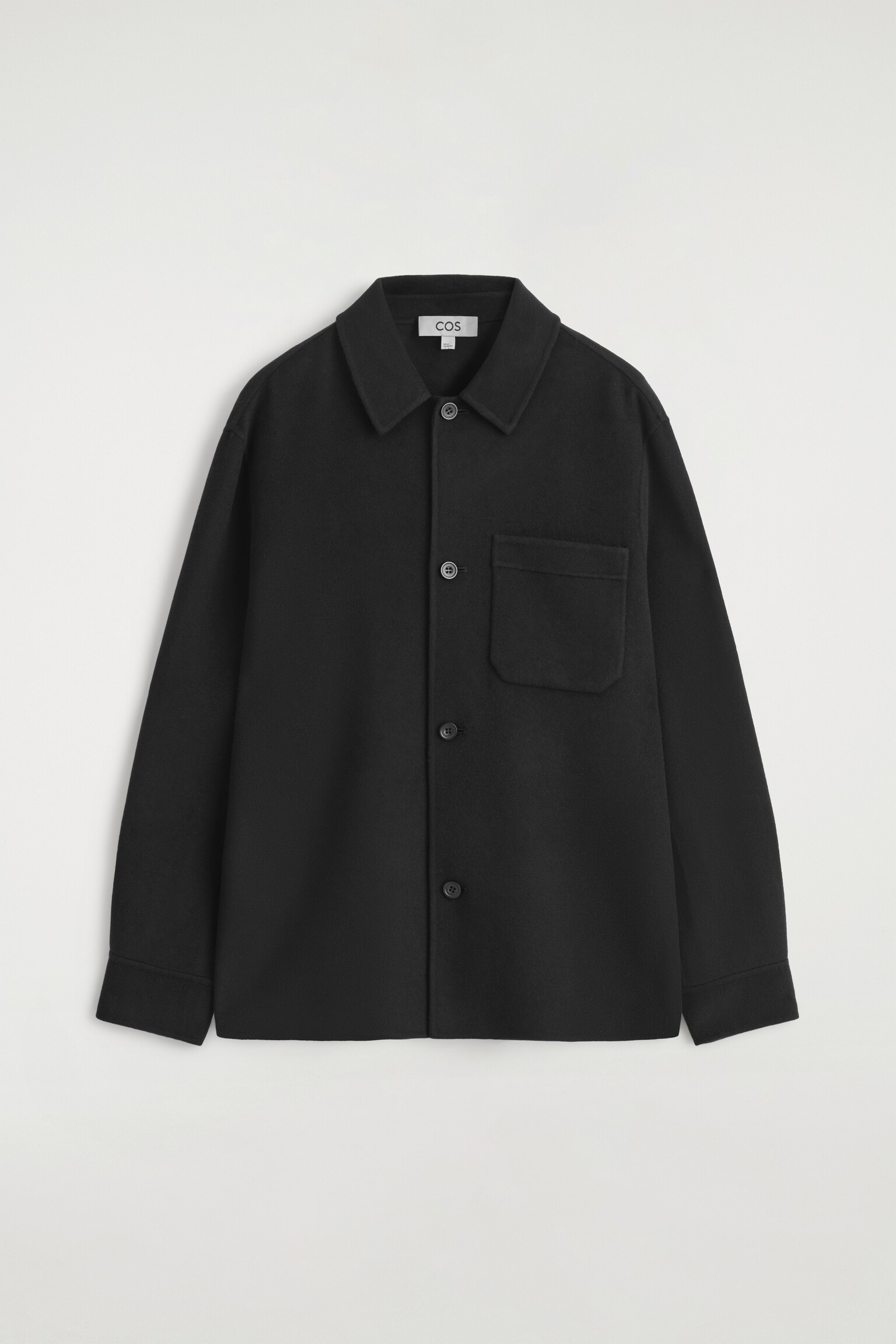 SOBRECAMISA DE LANA DE DOBLE FAZ - NEGRO/AZUL COBALTO/BURDEOS/CUADROS