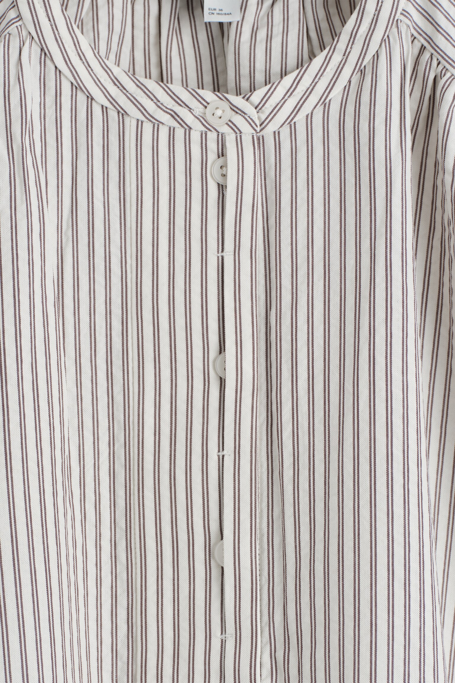 BLUSA DE RAYAS CON MANGAS ACAMPANADAS - BLANCO/RAYAS - 6