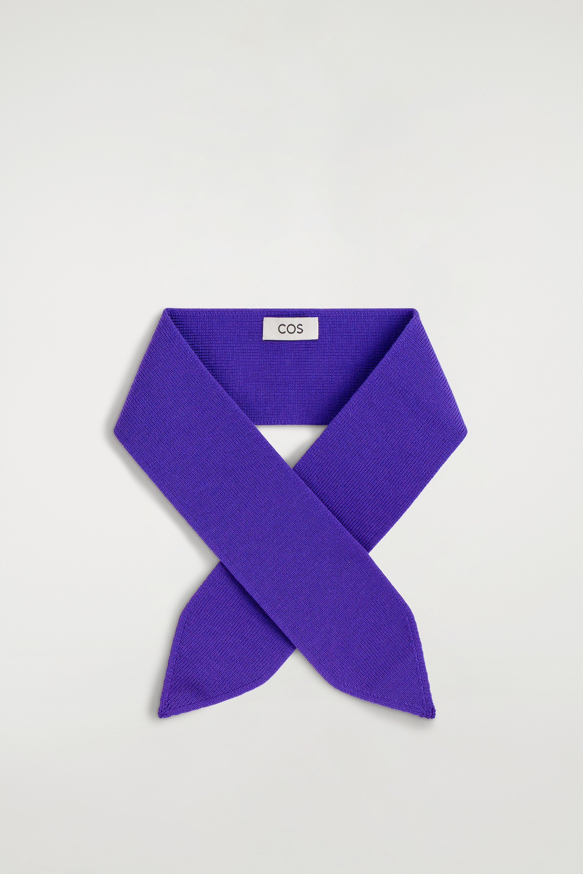 SCIARPA IN LANA MERINO - VIOLA