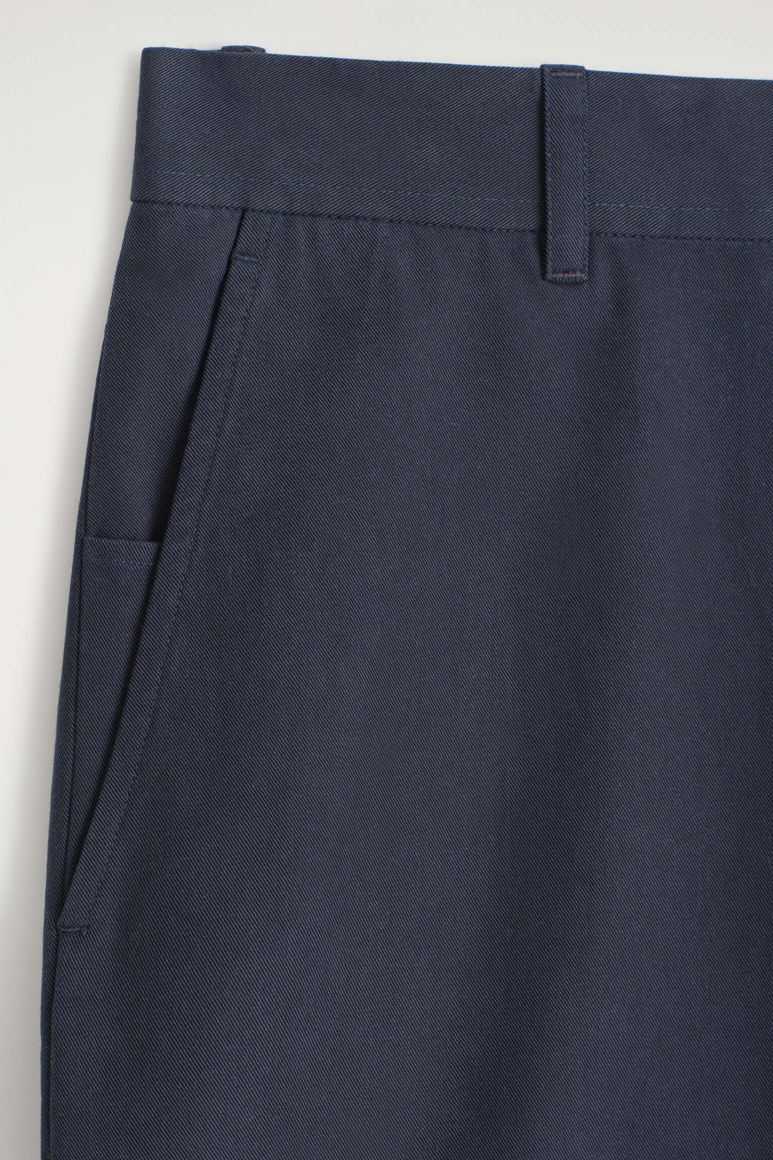 PANTALON CHINO DROIT EN COTON - BLEU MARINE/BEIGE/NOIR - 4