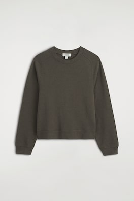 COTTON SWEATSHIRT — BROWN 7