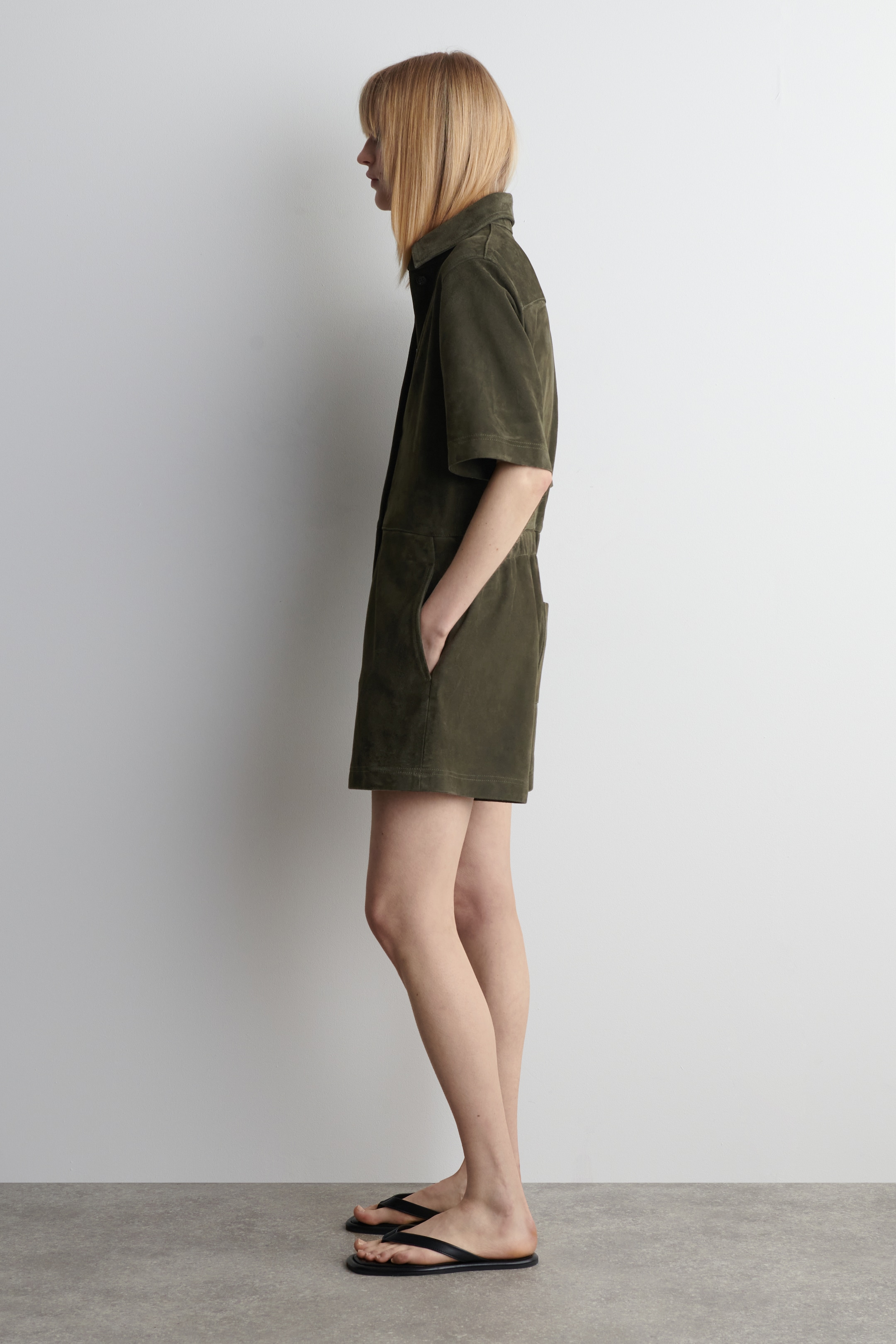 Nagyobb kép megtekintése: VELÚR KEZELÉS - Khaki - NŐI | H&M HU 4