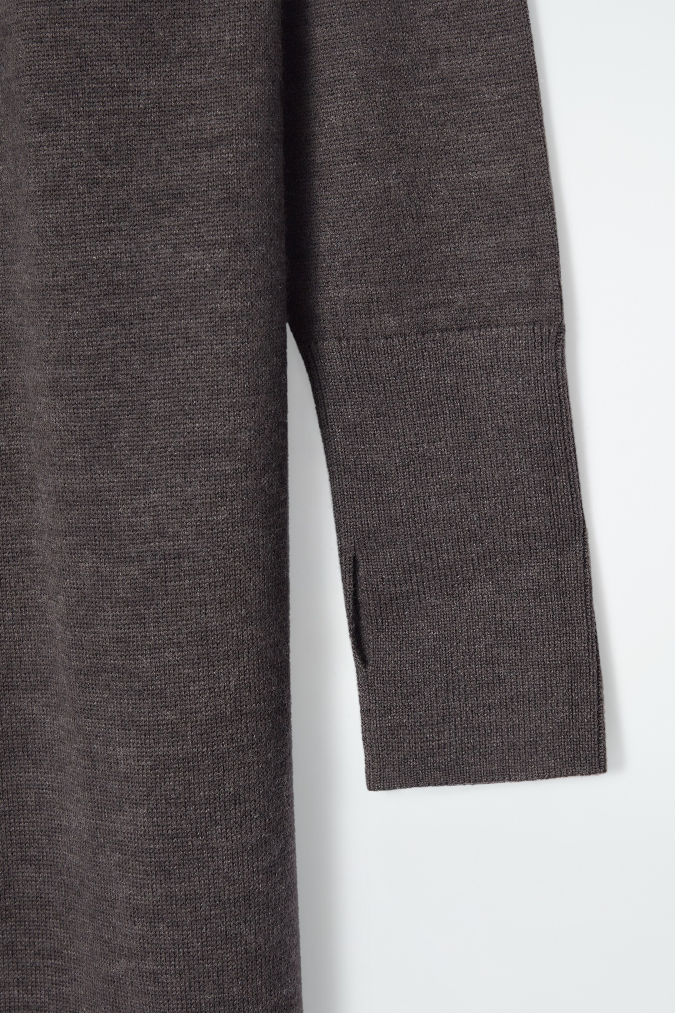 Ingrandisci l'immagine: MERINO WOOL MIDI DRESS - BROWN MÉLANGE - DONNA | H&M CH 2