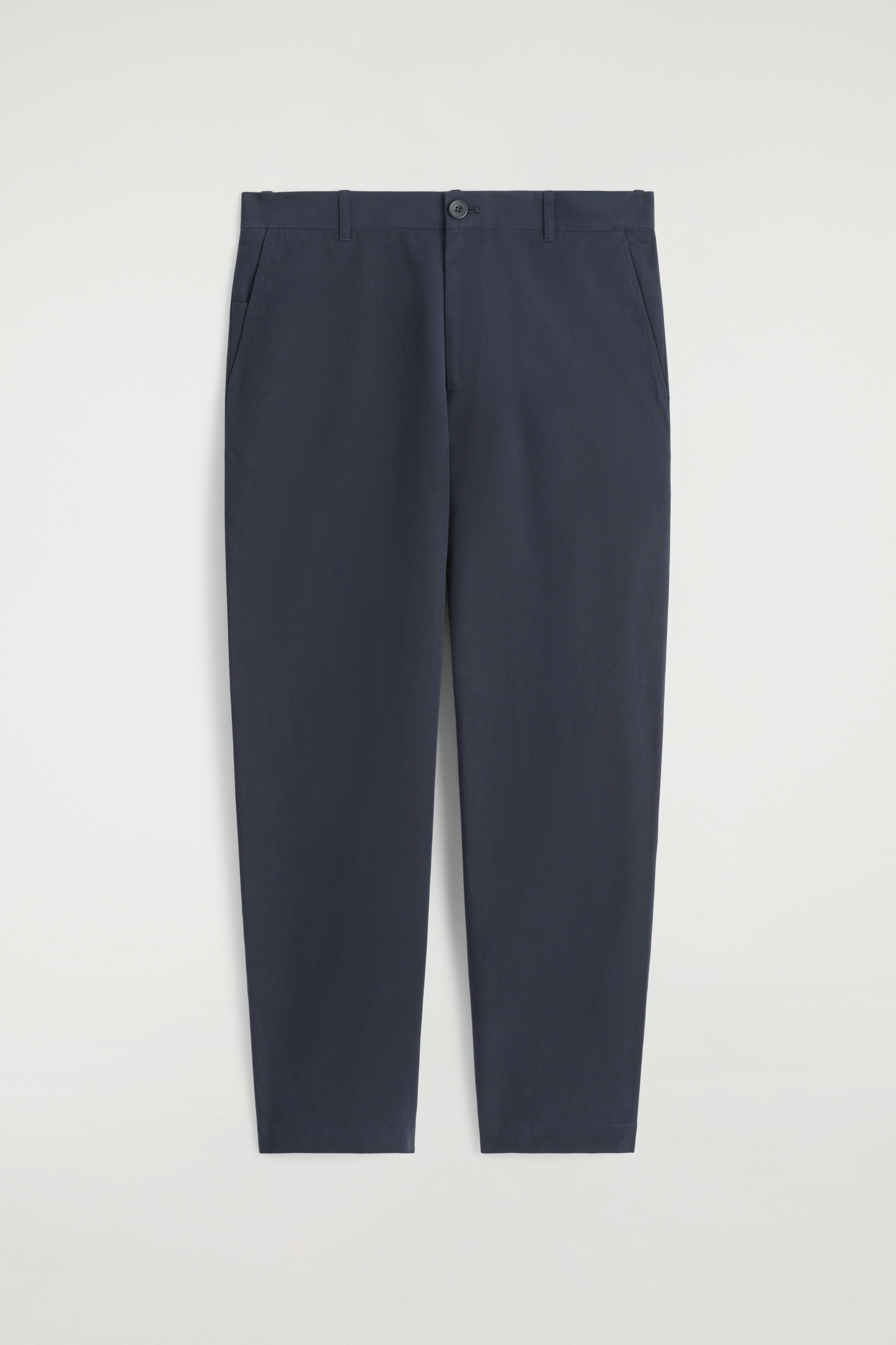 COTTON STRAIGHT-LEG CHINOS - NAVY/BEIGE/BLACK