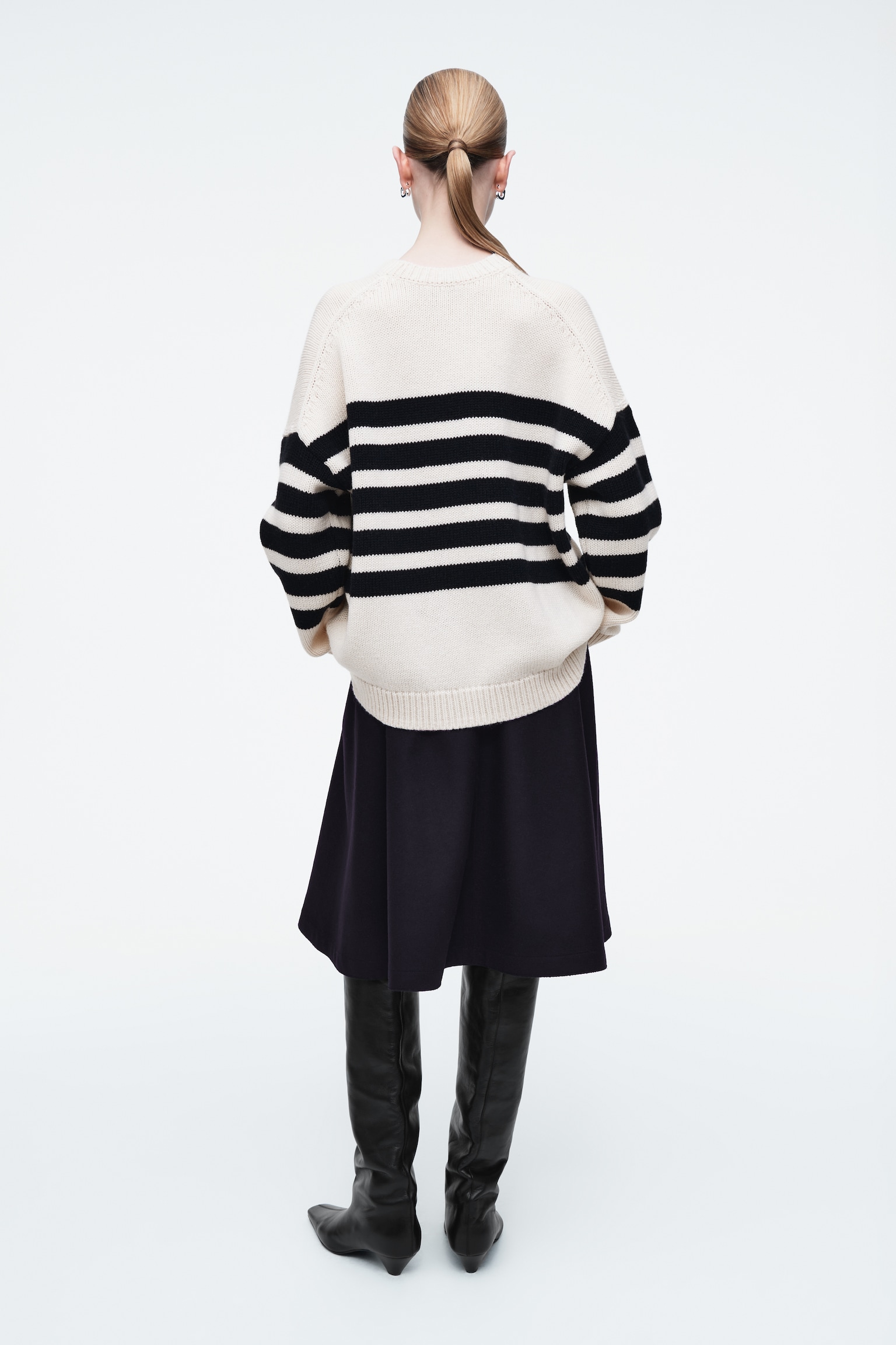 JERSEY DE LANA DE RAYAS - CRUDO/A RAYAS - 6
