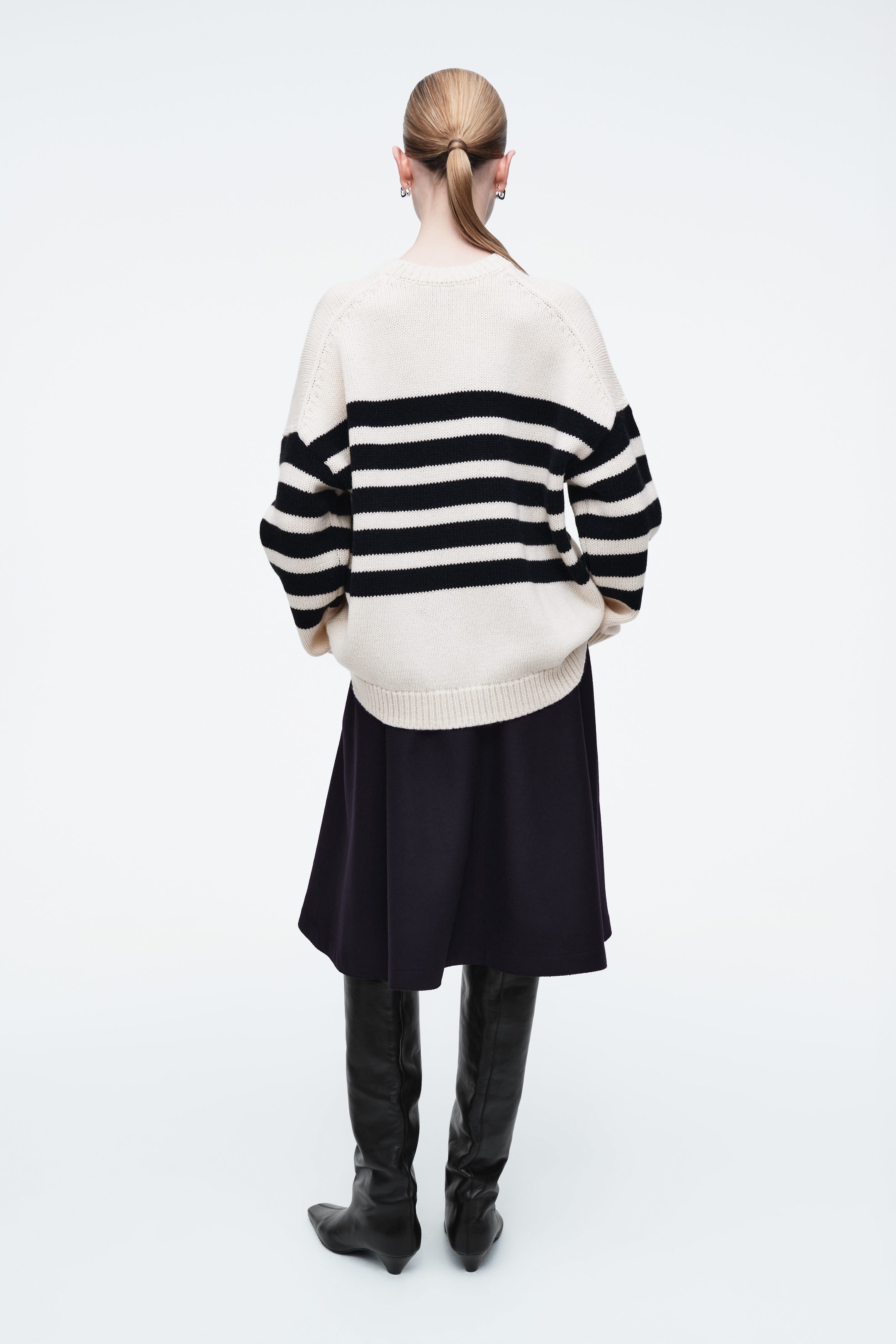 STRIPED WOOL SWEATER