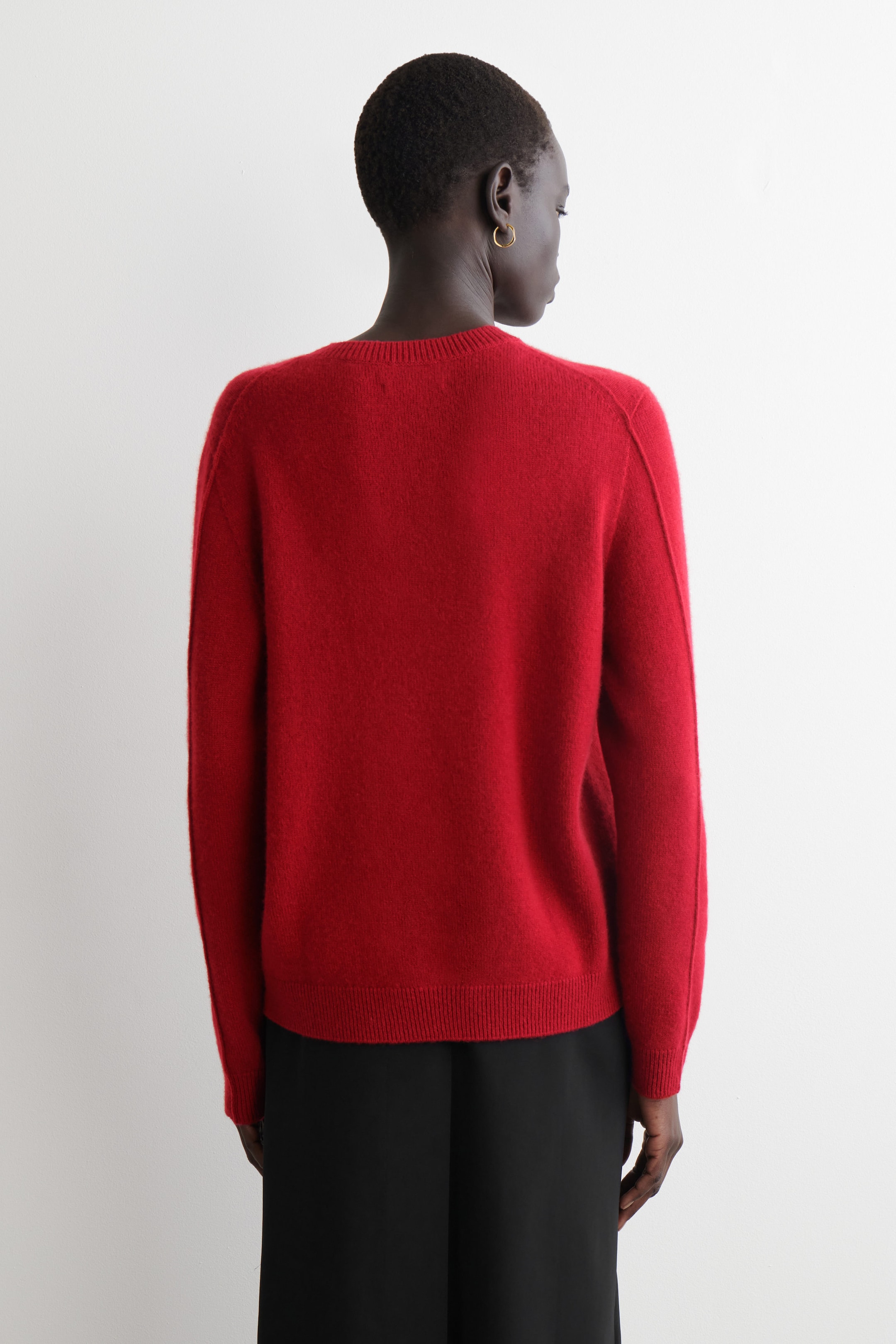 CASHMERE CREW-NECK JUMPER