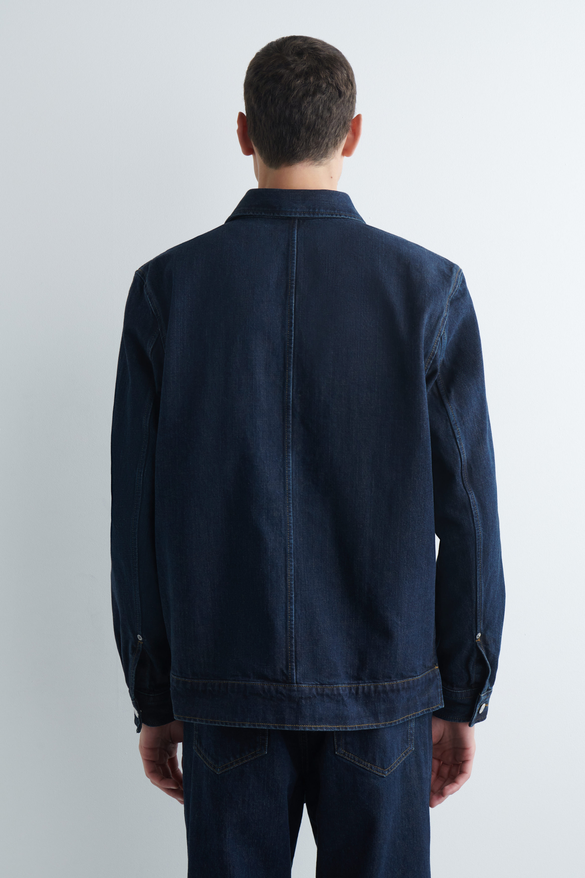 DENIM OVERSHIRT - DARK BLUE | COS US