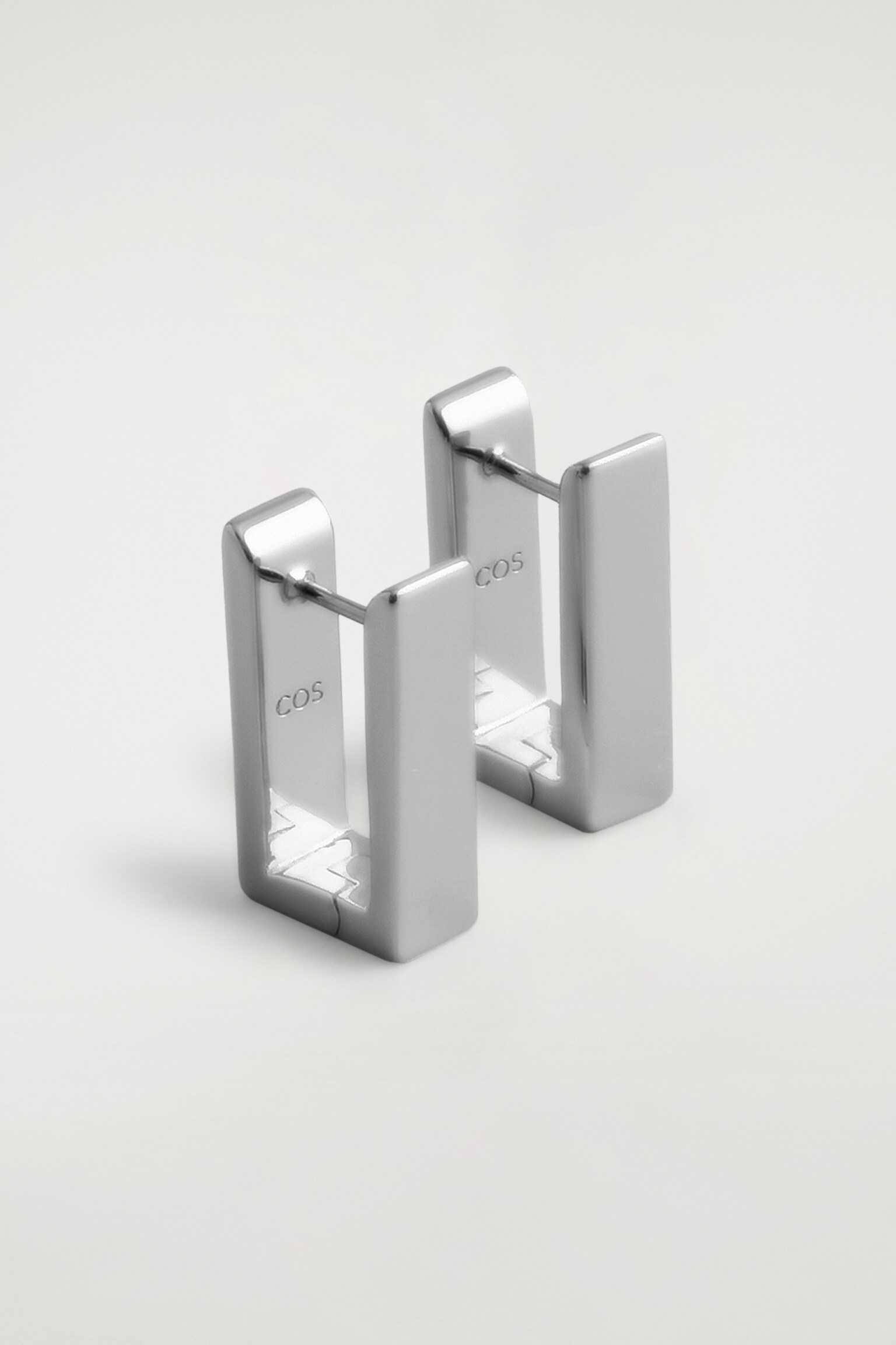 CRÉOLES RECTANGULAIRES - ARGENTÉ/DORÉ - 4