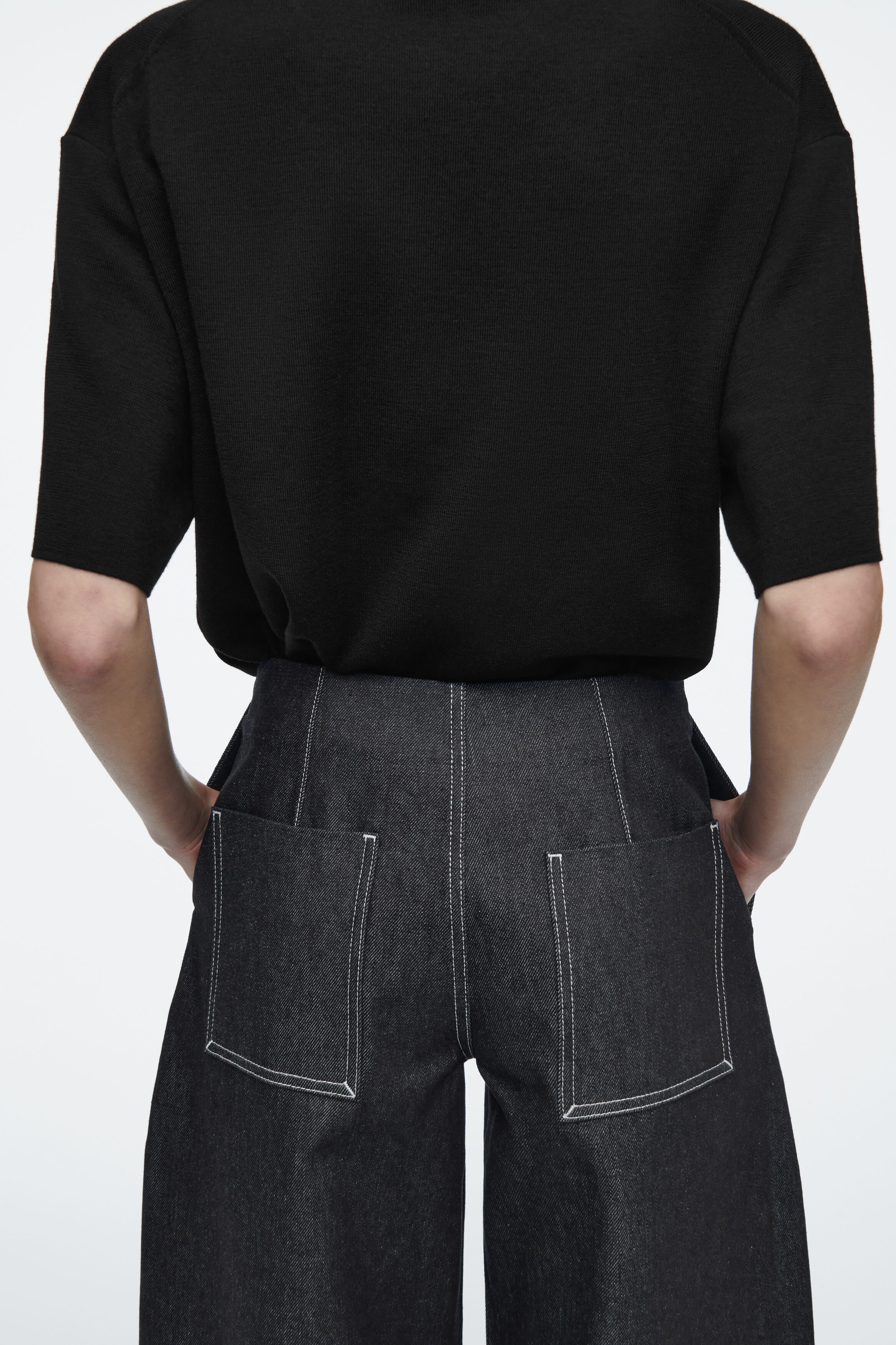 デニム・ジーパン INDIGO BARREL LEG JEANS True Indigo Barrel Leg Jeans - Women's Straight Leg Jeans