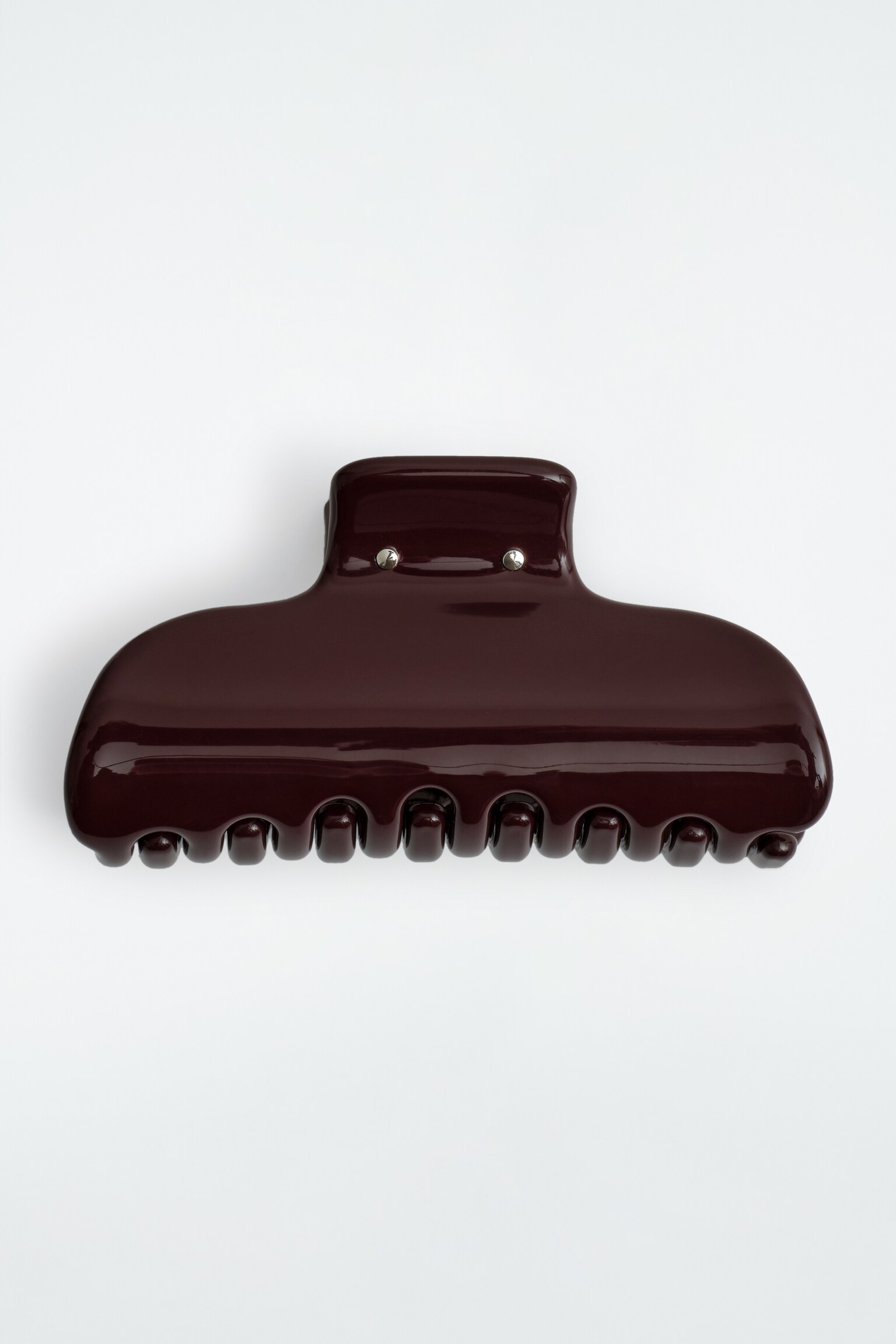 CLAW HAIR CLIP - BURGUNDY/TORTOISESHELL/RED - 2
