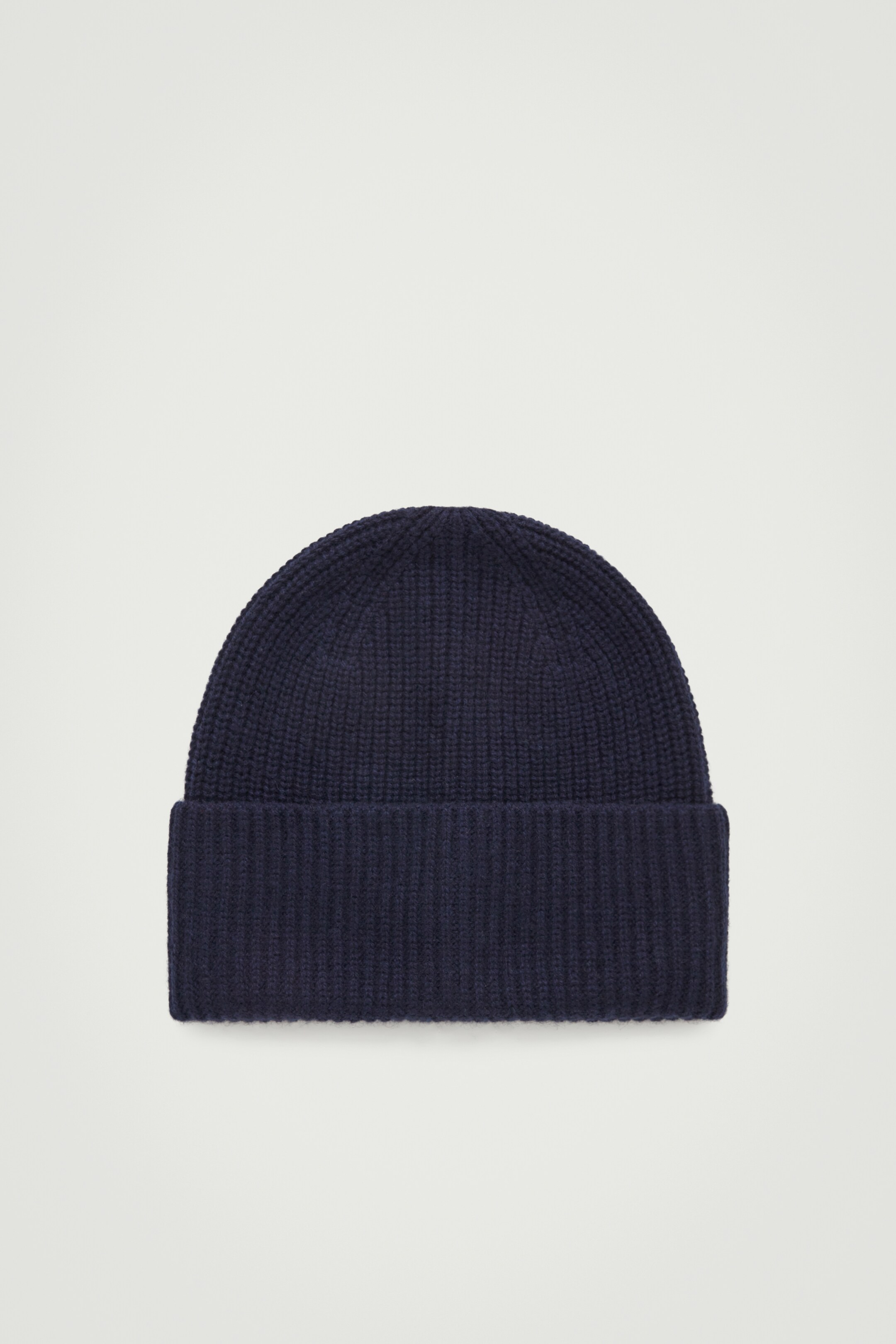 Ingrandisci l'immagine: RIBBED WOOL AND CASHMERE BEANIE - NAVY - DONNA | H&M CH 2